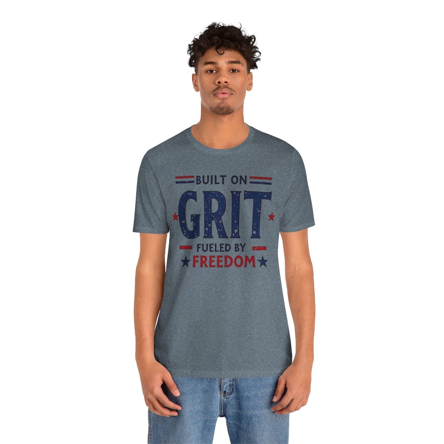 Built on Grit Freedom T-Shirt | Strong & Resilient Design