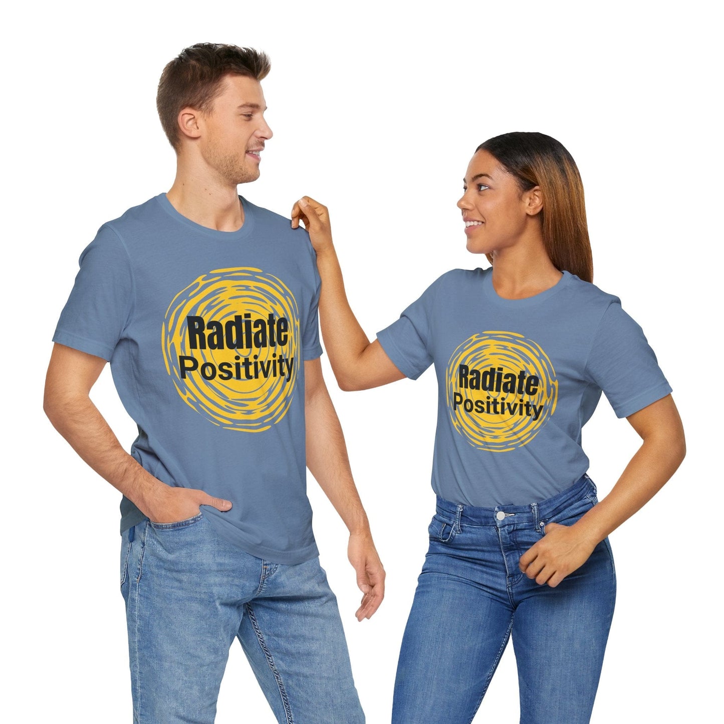 Radiate Positivity Unisex T-Shirt - Spread Good Vibes