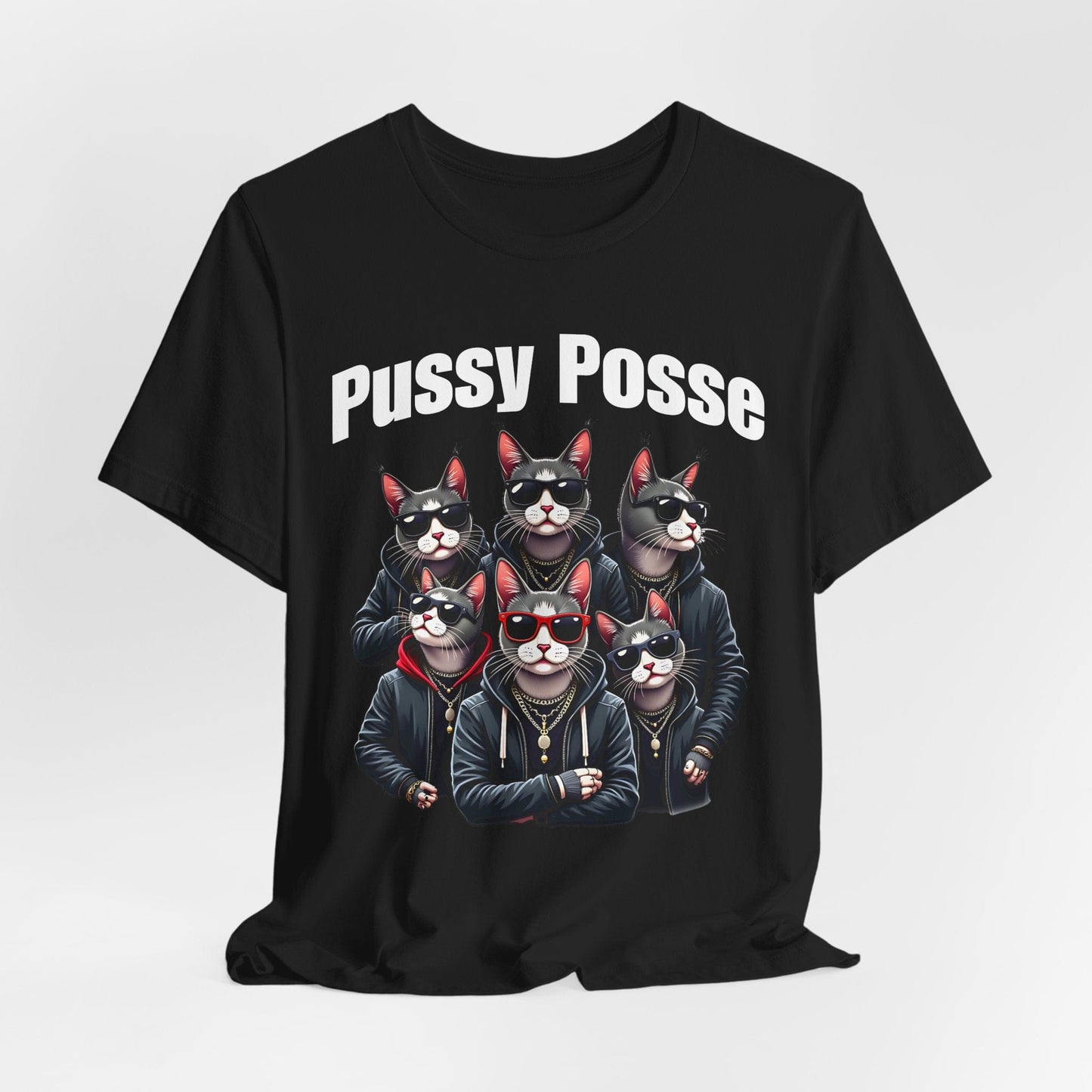 Pussy Posse Graphic T-Shirt | Fun & Bold Lover's Shirt