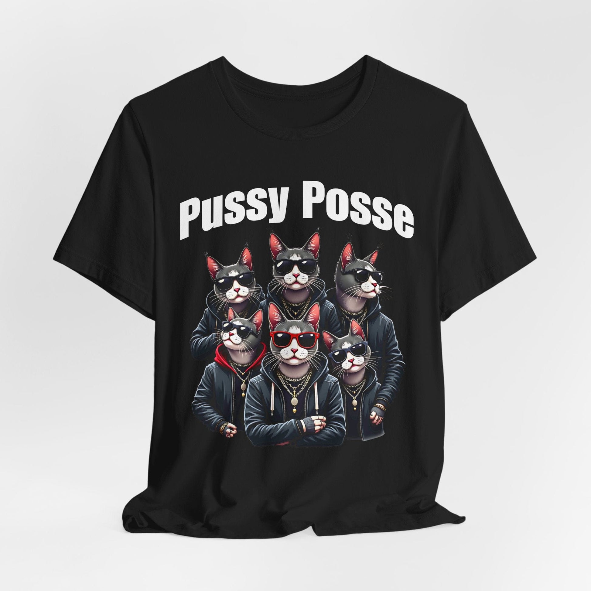 Pussy Posse Graphic T-Shirt | Fun & Bold Lover's Shirt