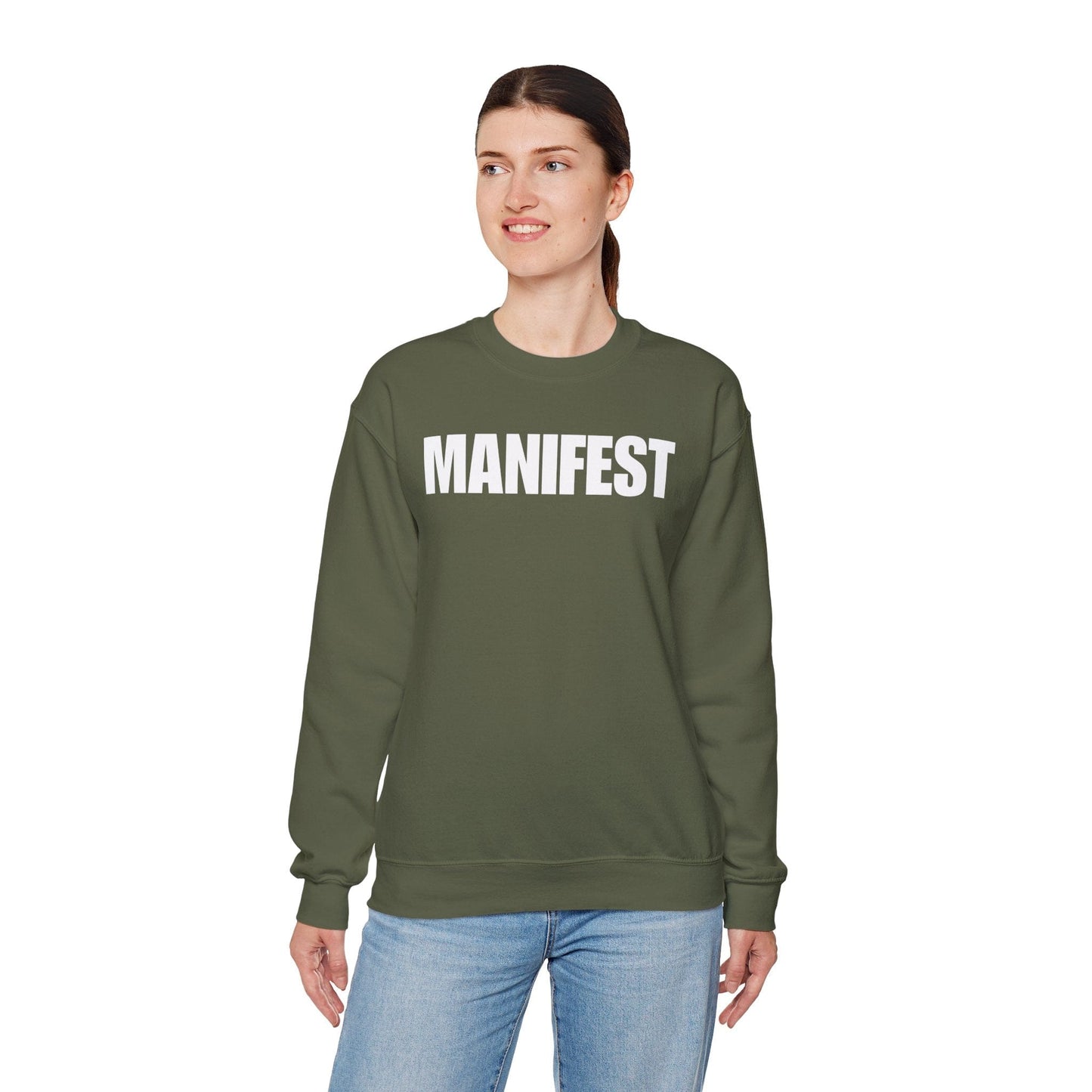 Manifest Unisex Heavy Blend™ Crewneck Sweatshirt - Motivational Apparel