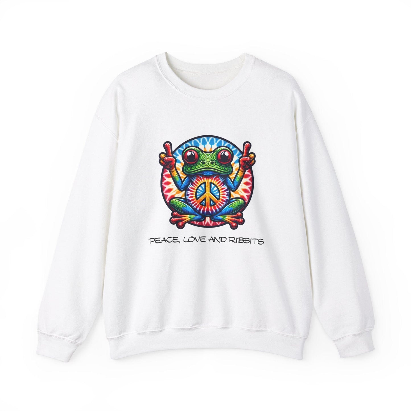 Peace, Love and Ribbits Sweatshirt | Fun & Comfortable Design