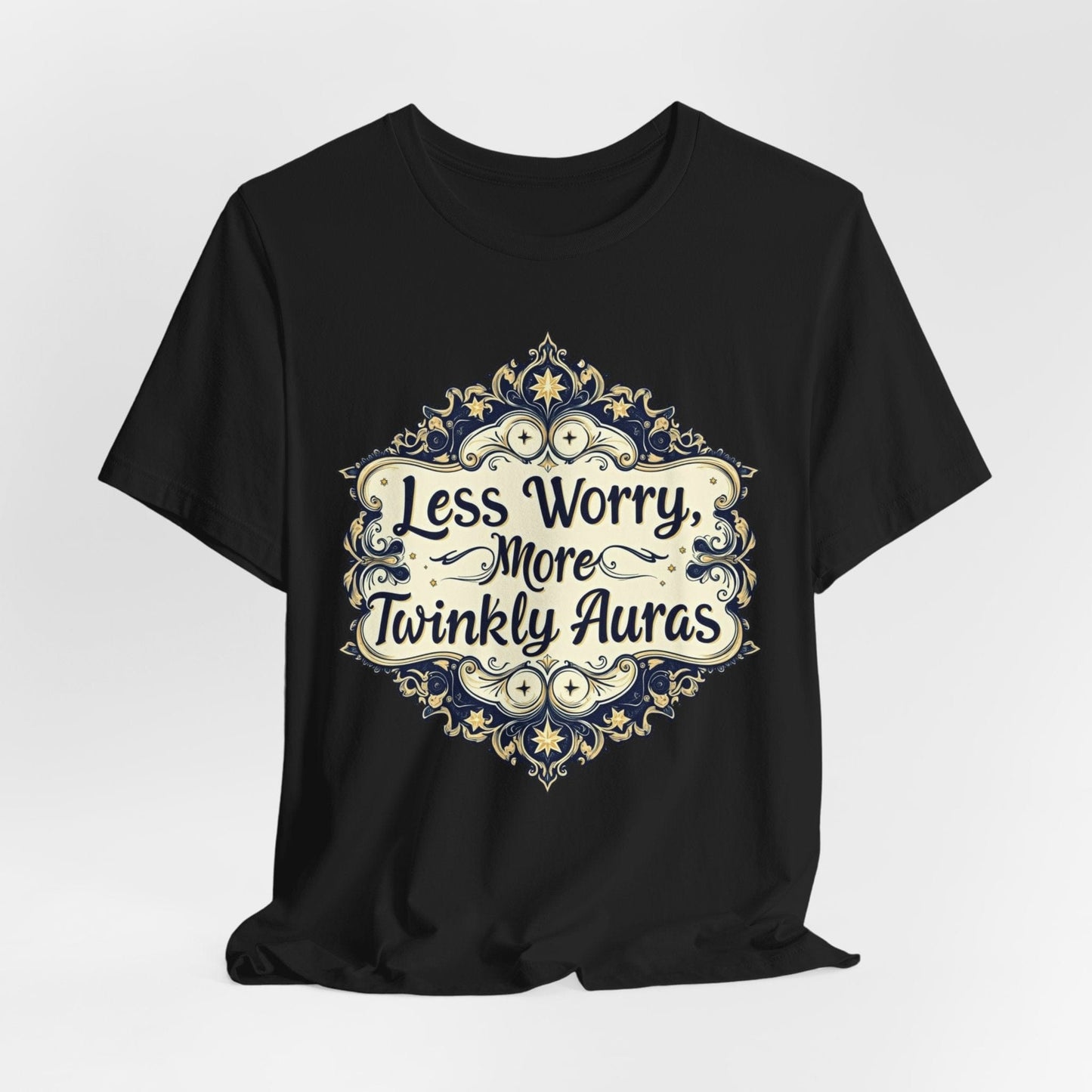 Less Worry More Twinkly Auras Unisex Tee | Relaxed & Uplifting