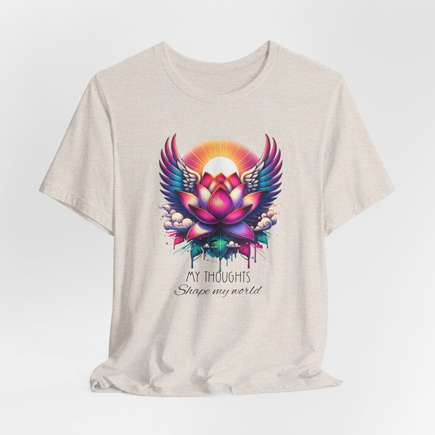 Inspirational Lotus Flower Unisex Jersey Tee