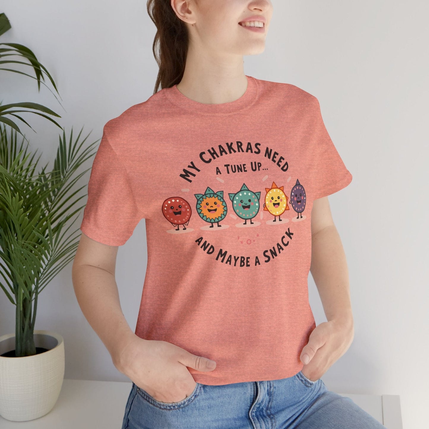 Funny Chakra Tune-Up Unisex Tee for Wellness Lovers