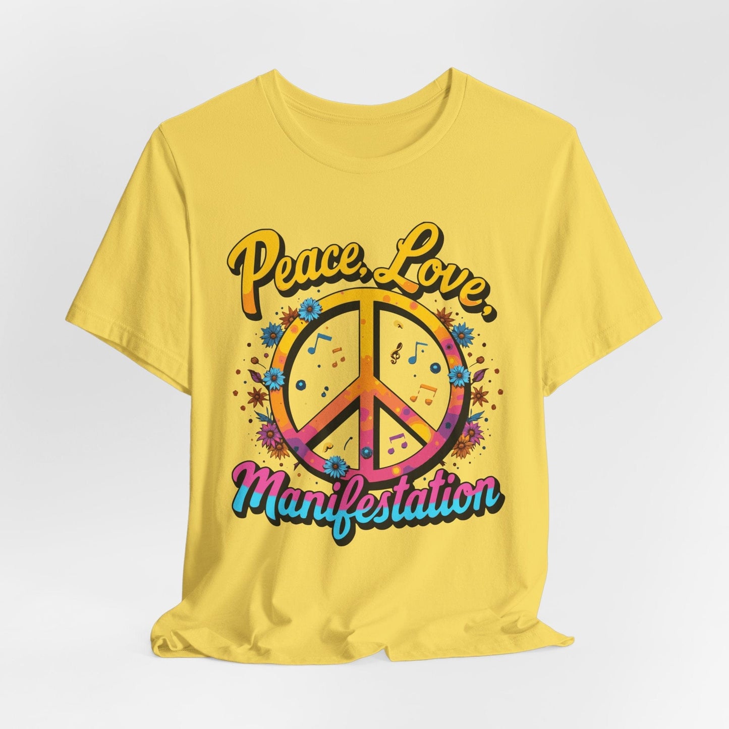 Peace Love Manifestation Unisex Jersey T-Shirt