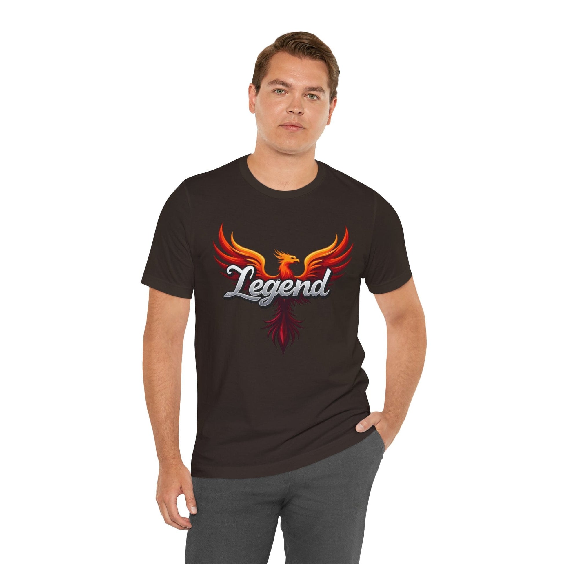 Legend Phoenix Graphic T-Shirt | Bold & Inspirational

