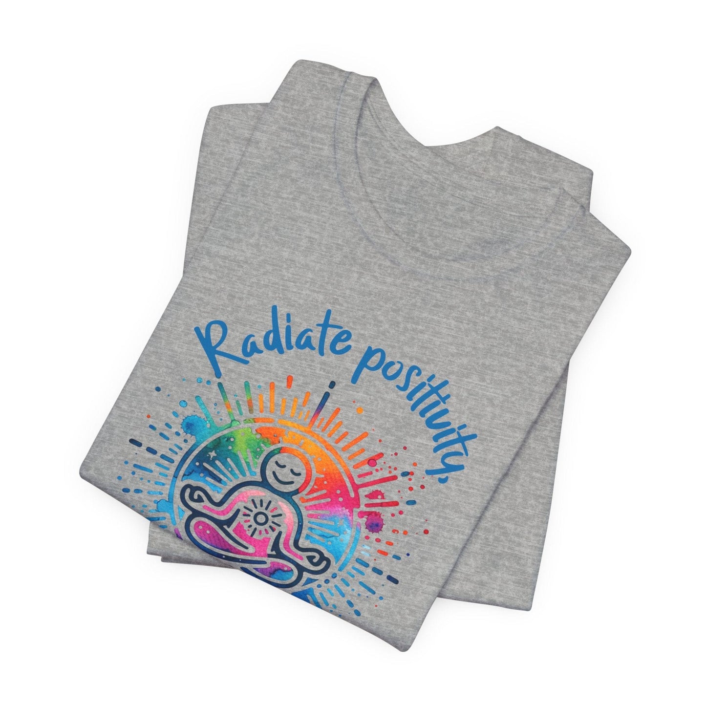 Radiate Positivity Tee - Unisex Jersey Short Sleeve Tee for Abundance Lovers