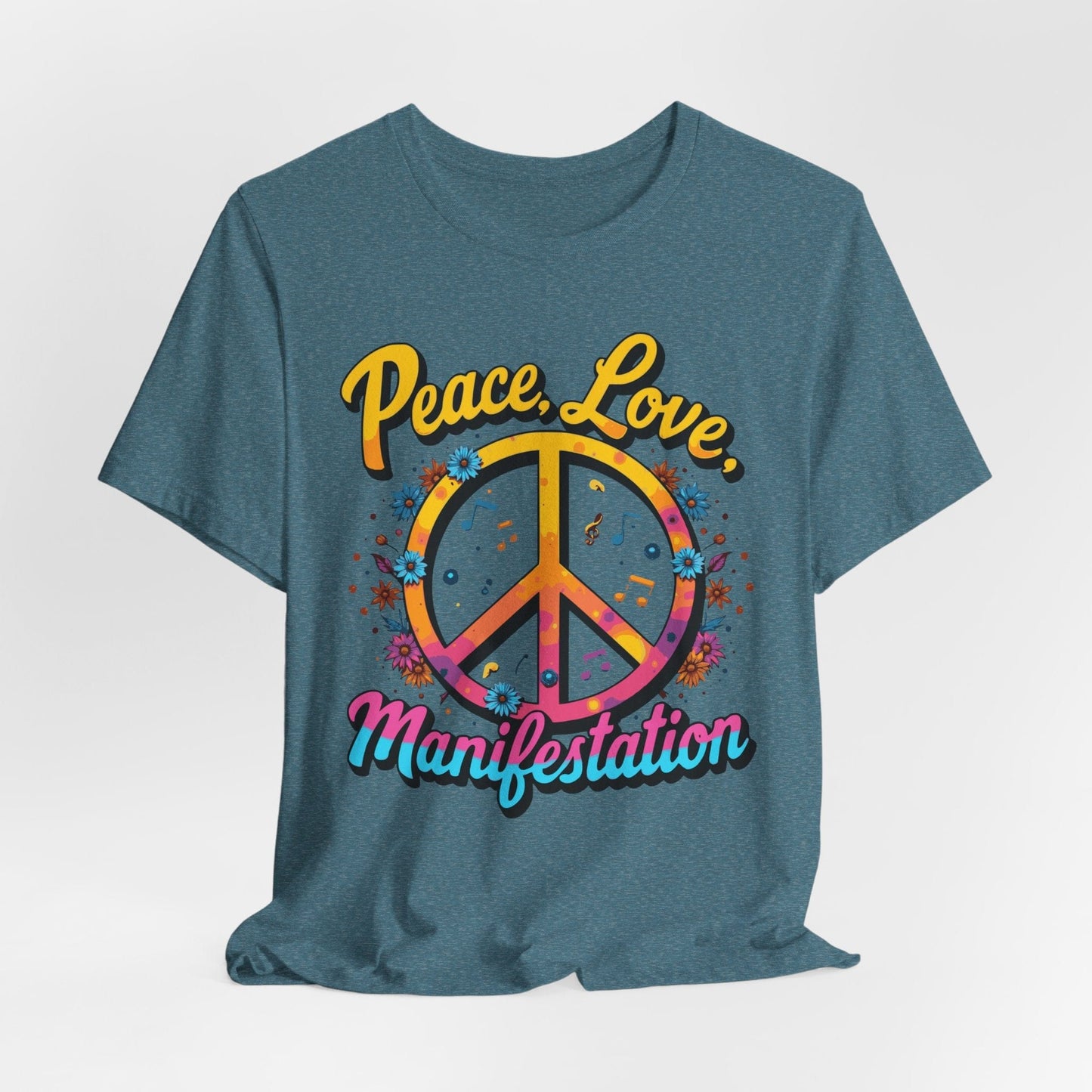 Peace Love Manifestation Unisex Jersey T-Shirt