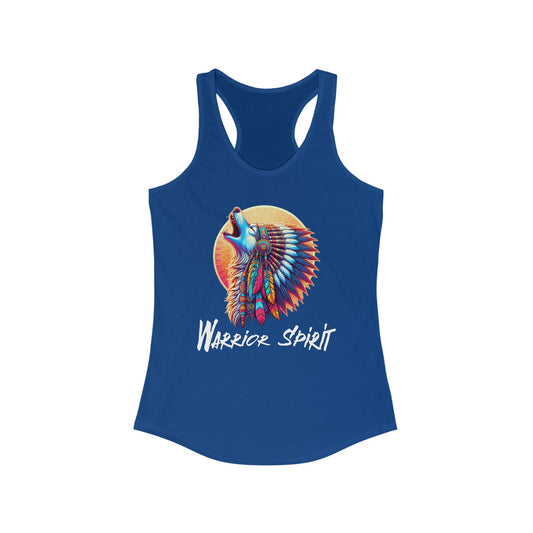 Warrior Spirit Racerback Tank | Women's Spiritual Graphic Tee


