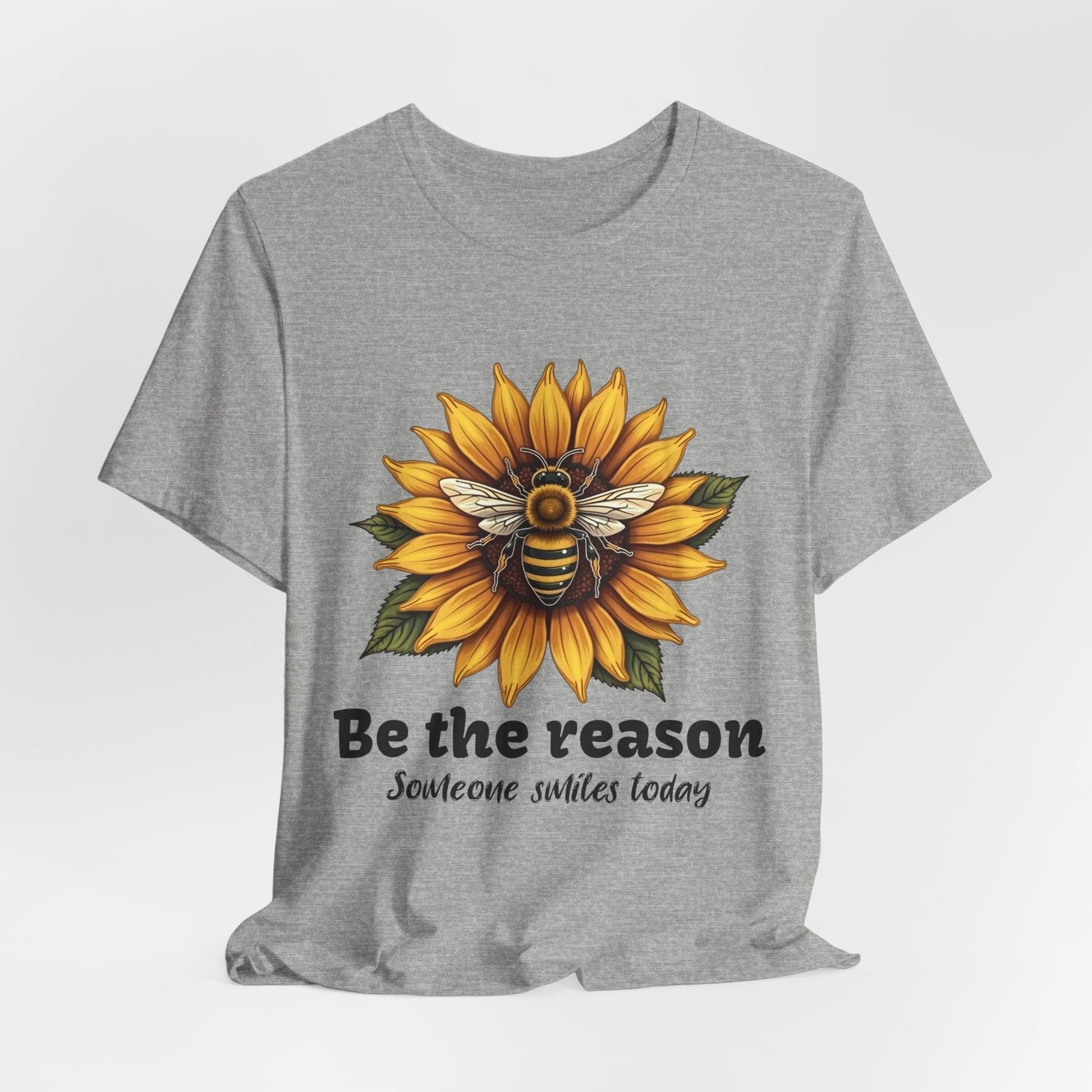 "Be the Reason" Sunflower Unisex Tee | Inspirational Design