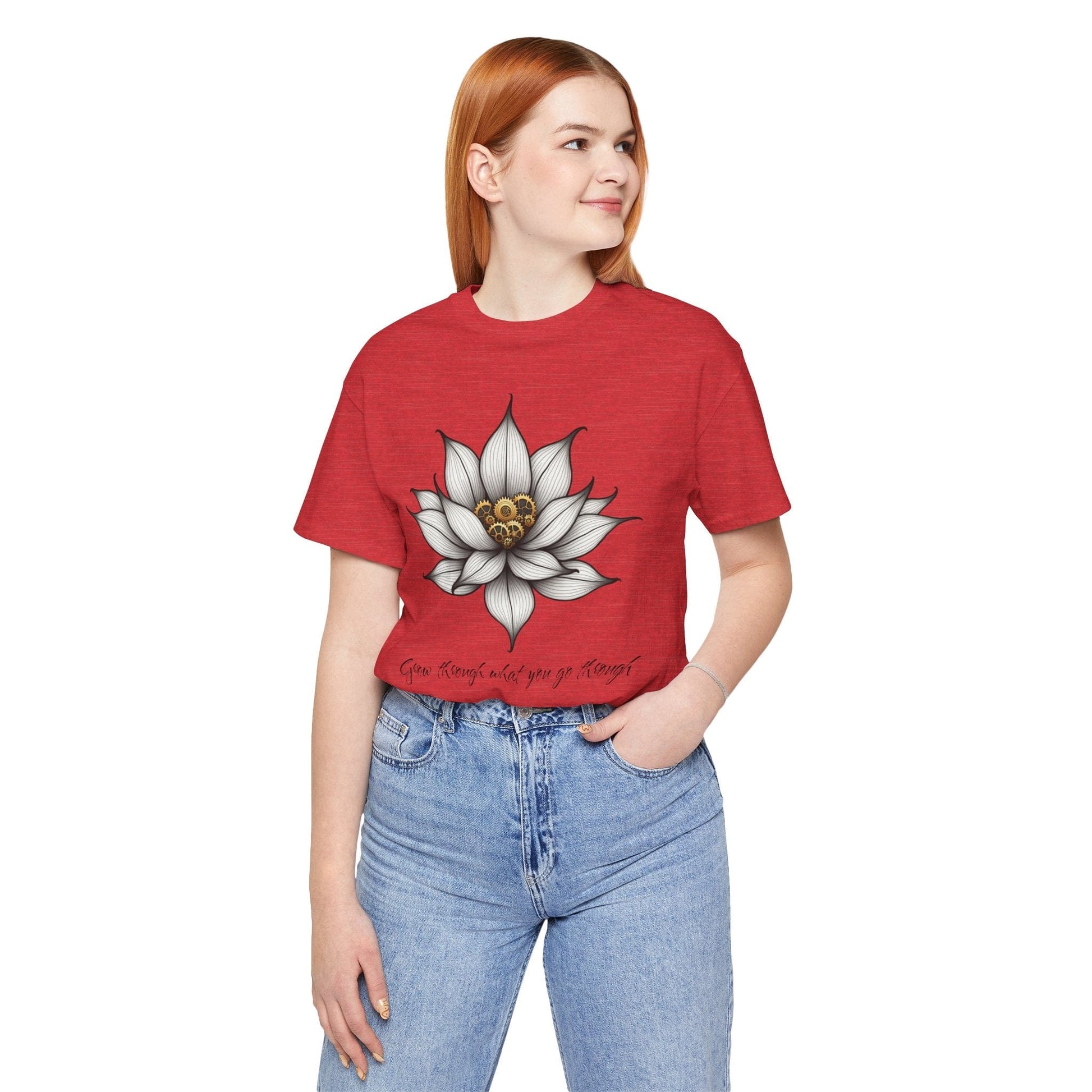 Inspirational Lotus Flower Tee | Peaceful & Comfortable