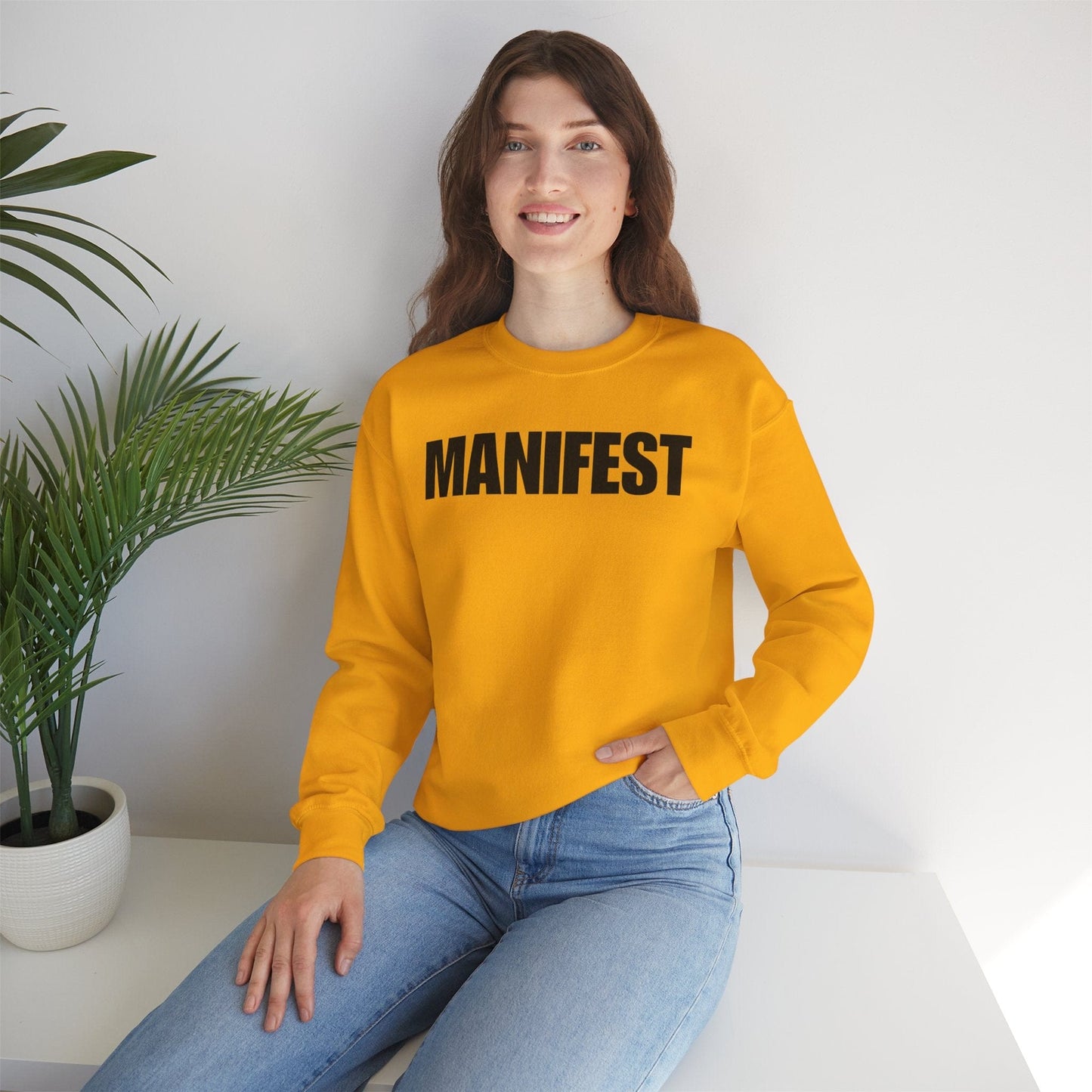 Manifest Unisex Heavy Blend™ Crewneck Sweatshirt - Motivational Apparel