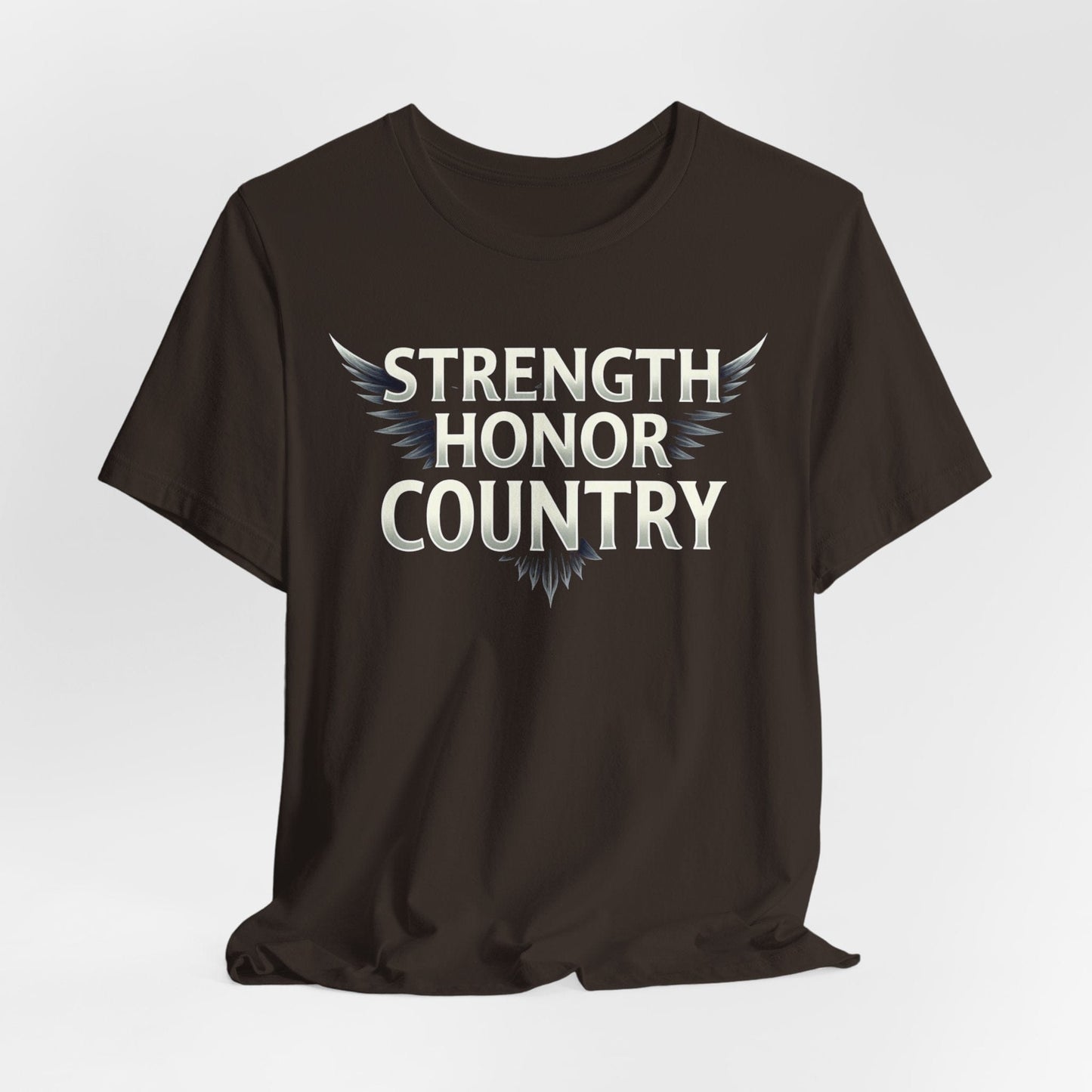 Strength, Honor, Country Motivational Military T-Shirt | Proud