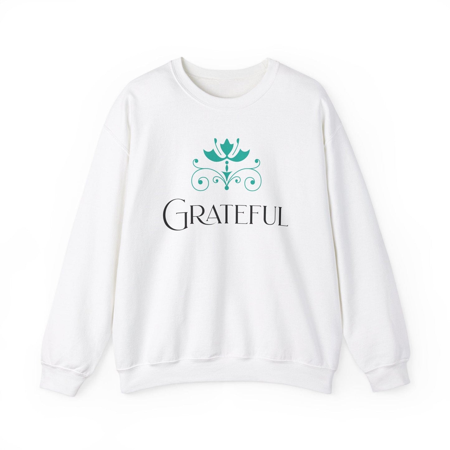 Lotus Crown Relaxed Crewneck Sweatshirt for Comfort and Style