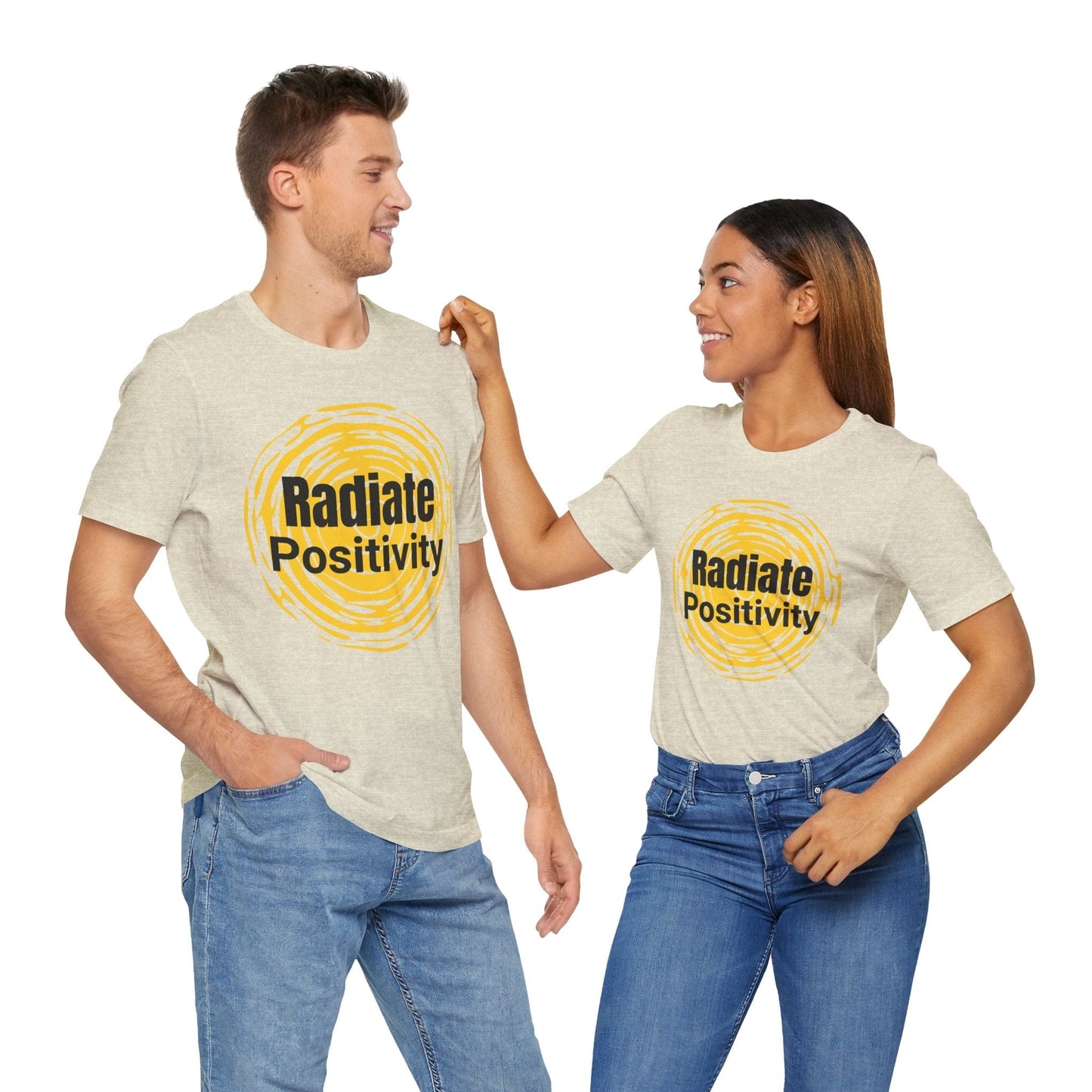 Radiate Positivity Unisex T-Shirt - Spread Good Vibes