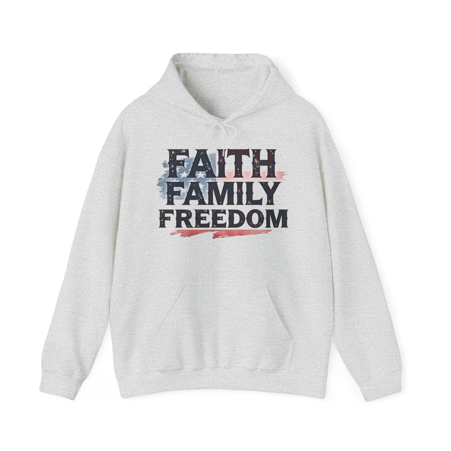 Faith Family Freedom Hoodie | Patriotic & Meaningful Design