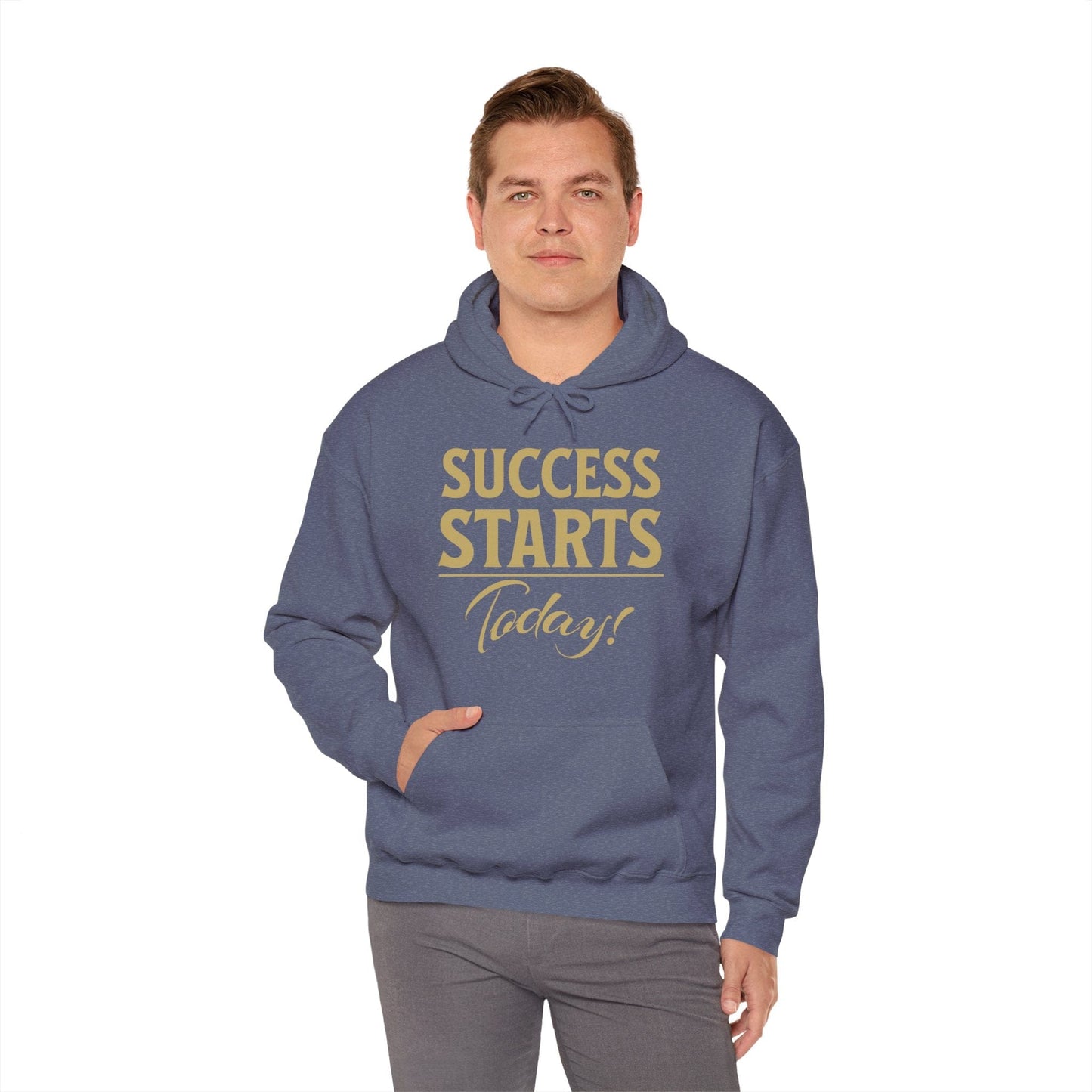 Success Starts Today! Unisex Heavy Blend™ Hooded Sweatshirt