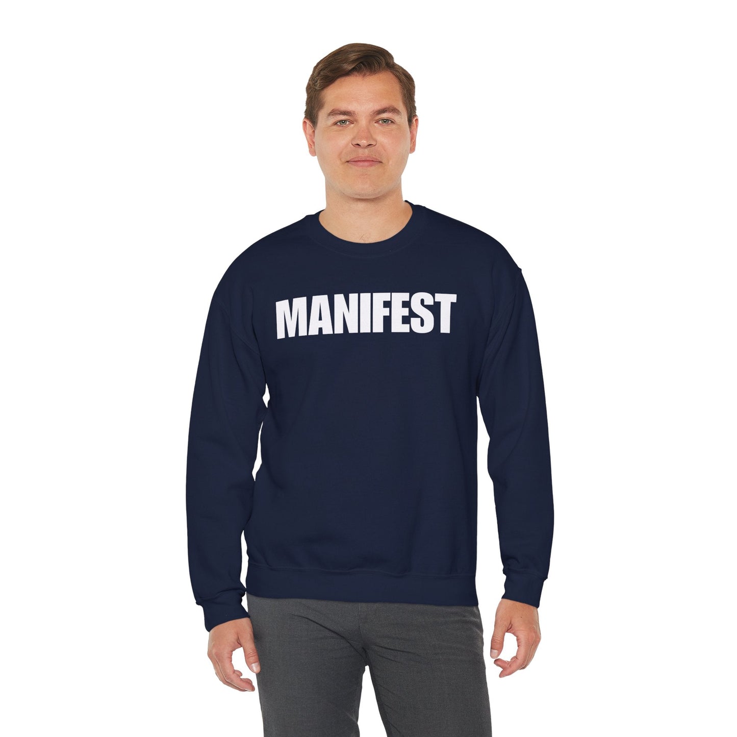Manifest Unisex Heavy Blend™ Crewneck Sweatshirt - Motivational Apparel