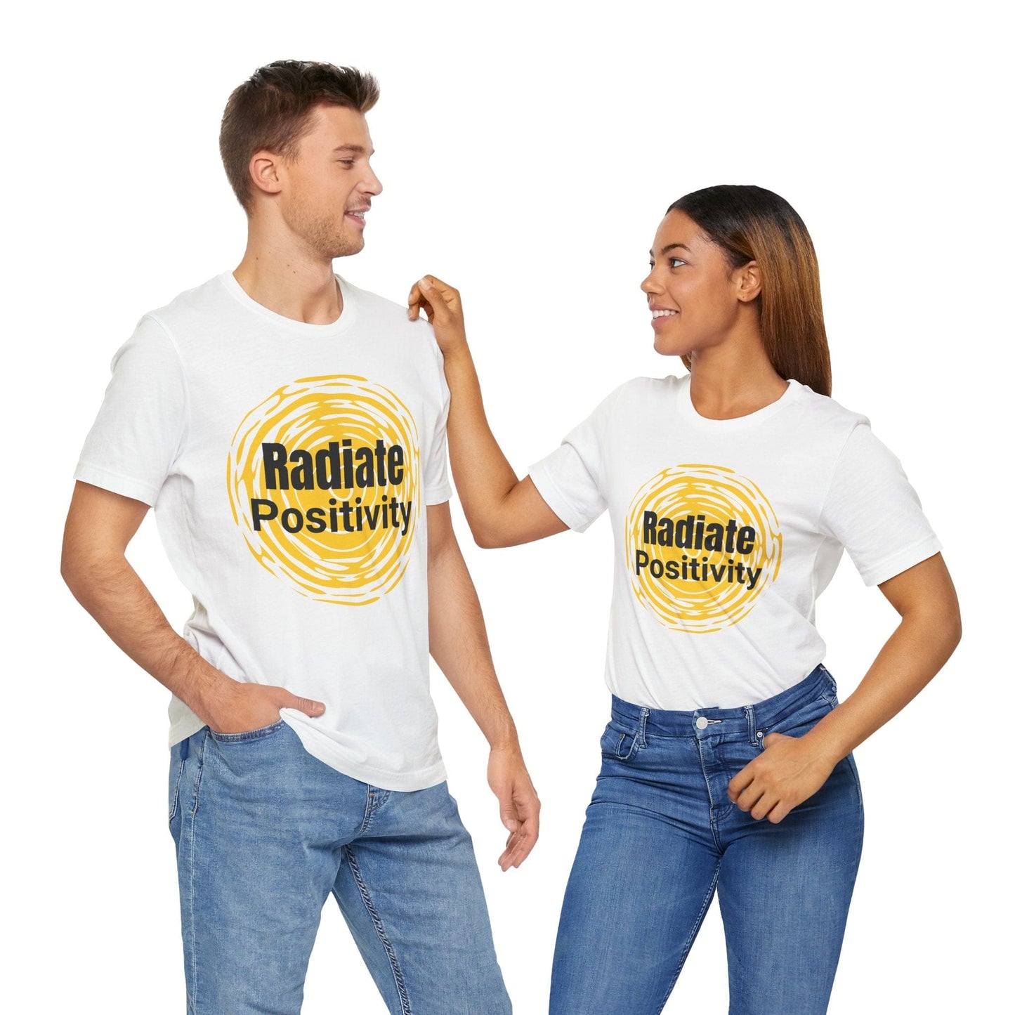 Radiate Positivity Unisex T-Shirt - Spread Good Vibes