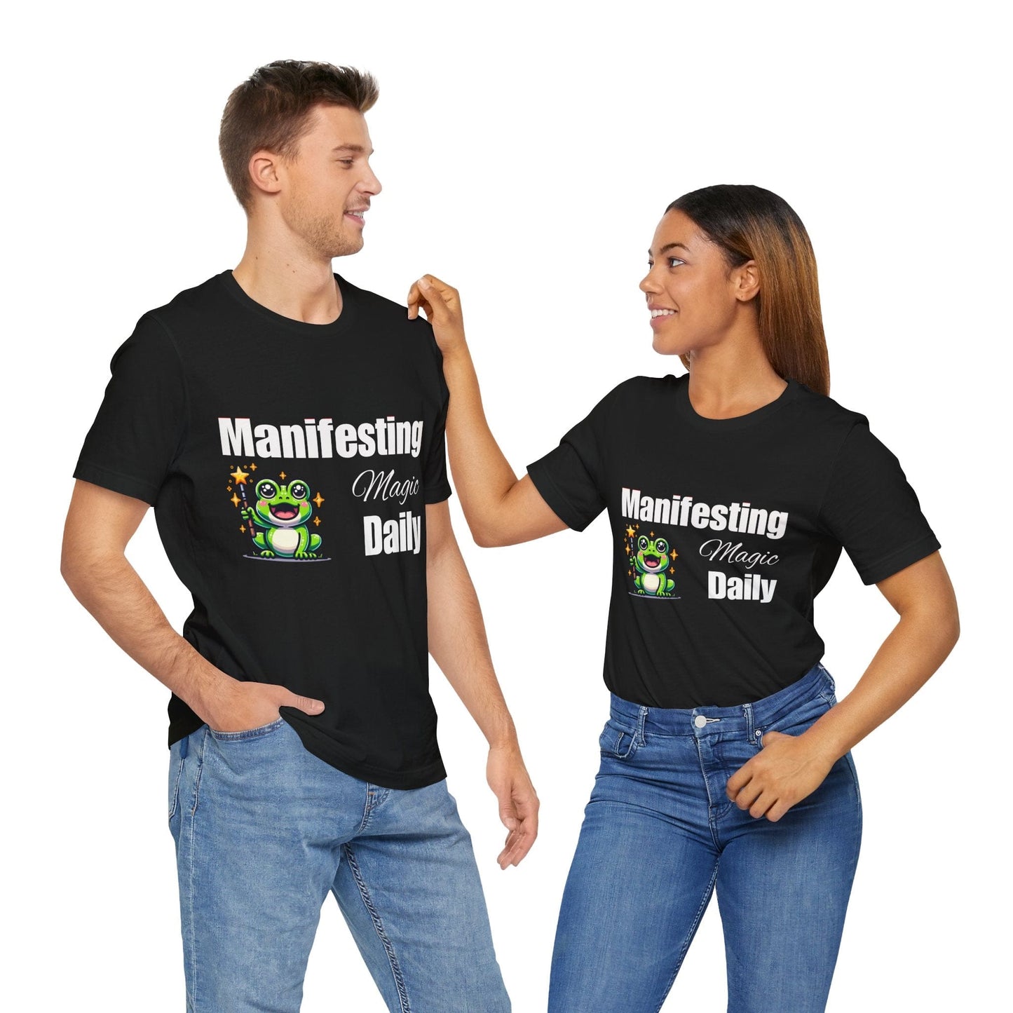 Manifesting Magic Daily Unisex Tee - Positive Vibes for Manifestation Enthusiasts