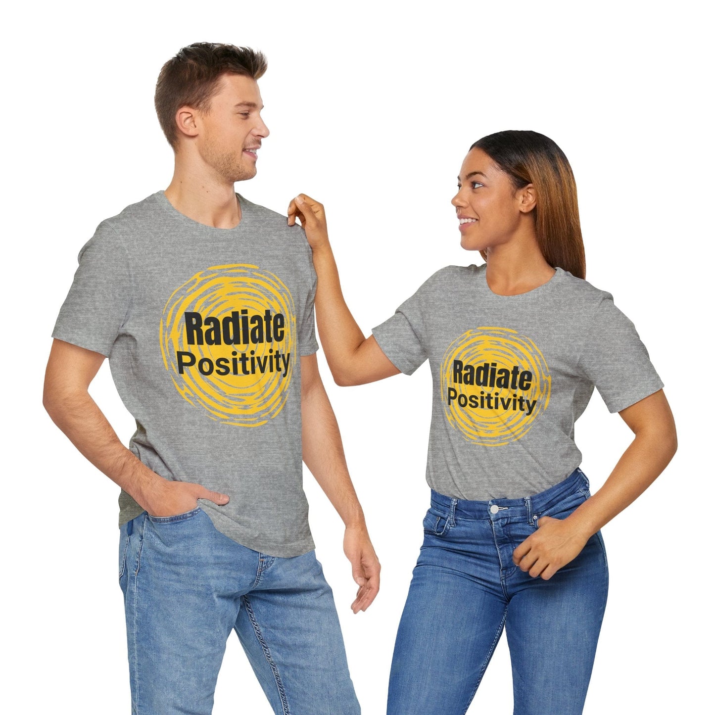 Radiate Positivity Unisex T-Shirt - Spread Good Vibes