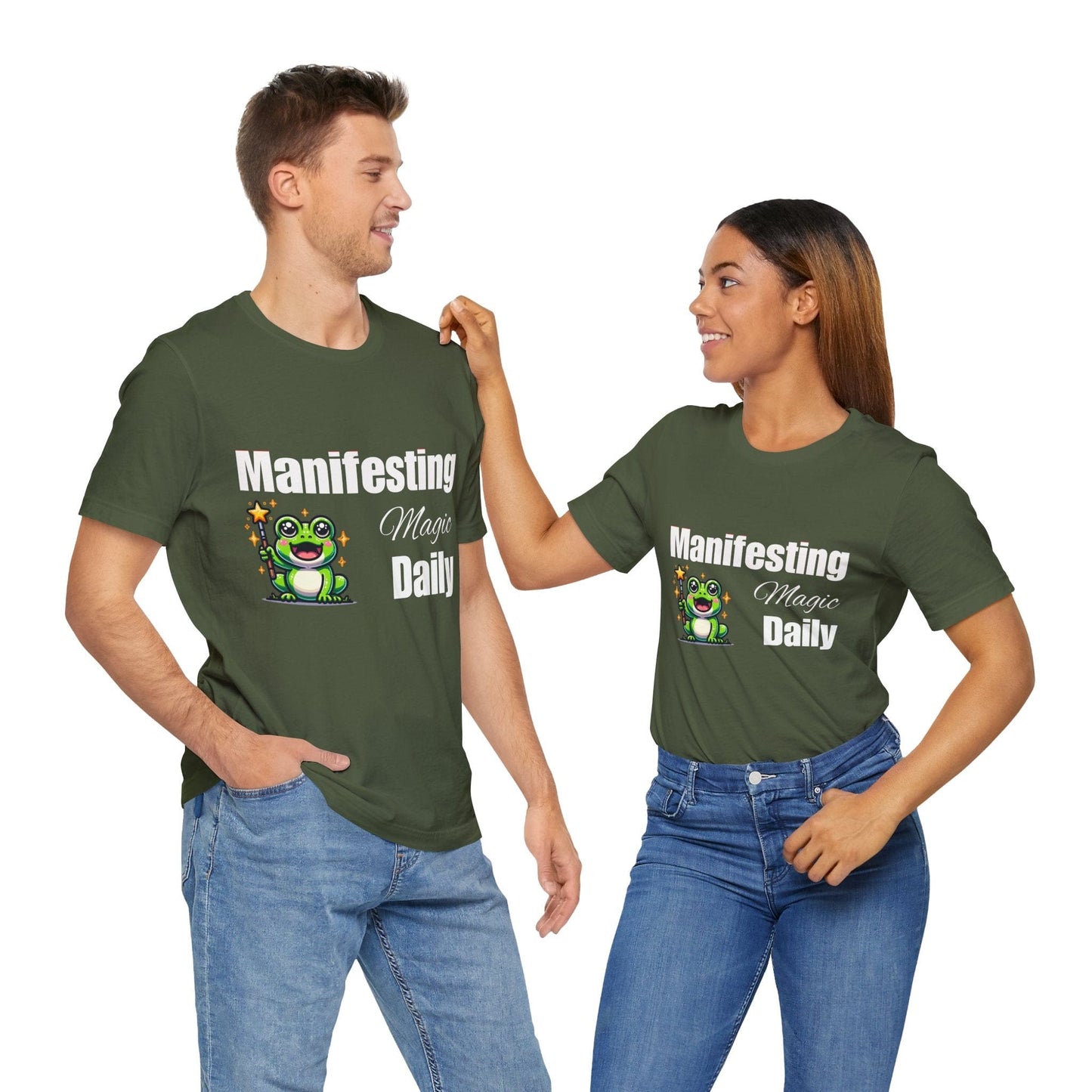 Manifesting Magic Daily Unisex Tee - Positive Vibes for Manifestation Enthusiasts