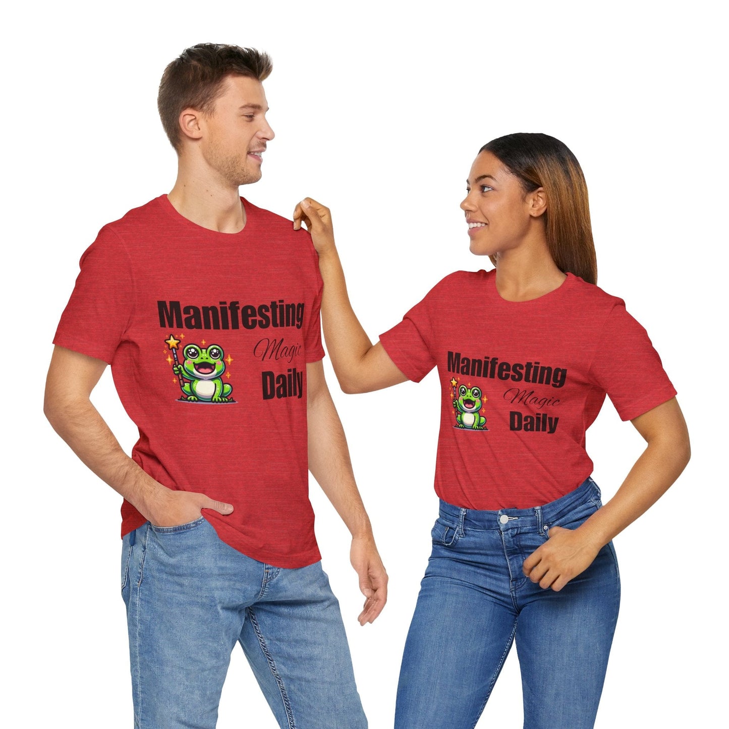 Manifesting Magic Daily Unisex Tee - Positive Vibes for Manifestation Enthusiasts