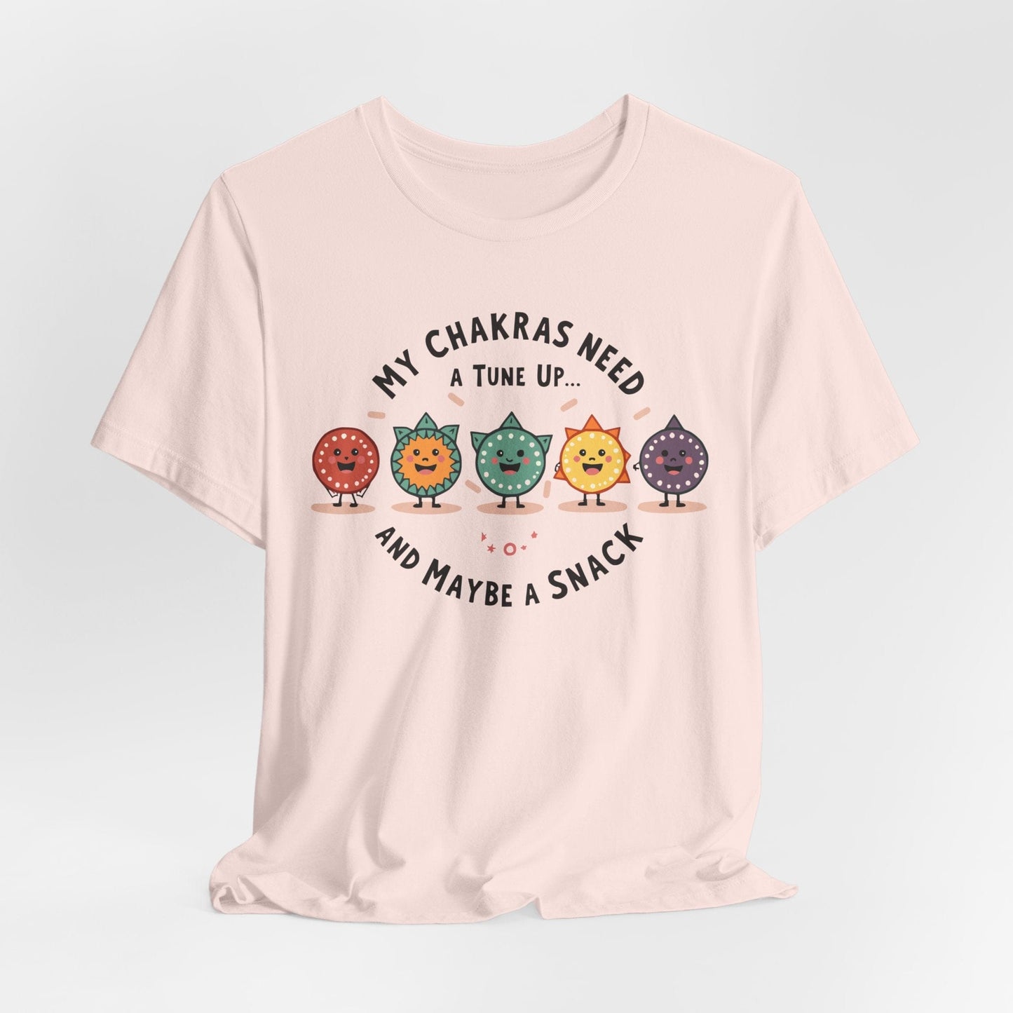 Funny Chakra Tune-Up Unisex Tee for Wellness Lovers