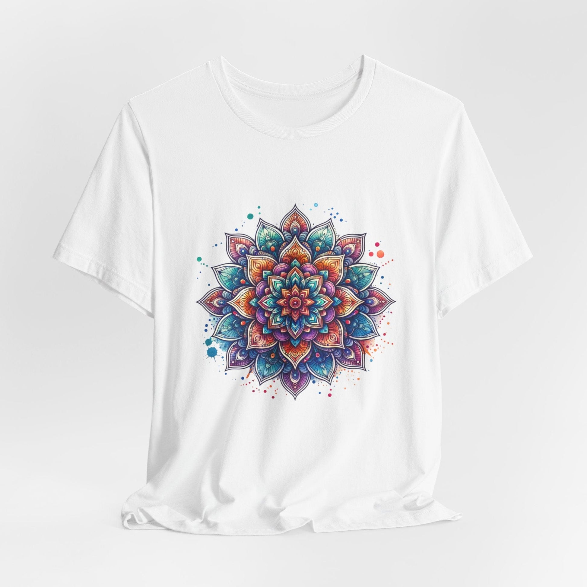 Colorful Mandala Unisex Tee | Vibrant & Peaceful Design