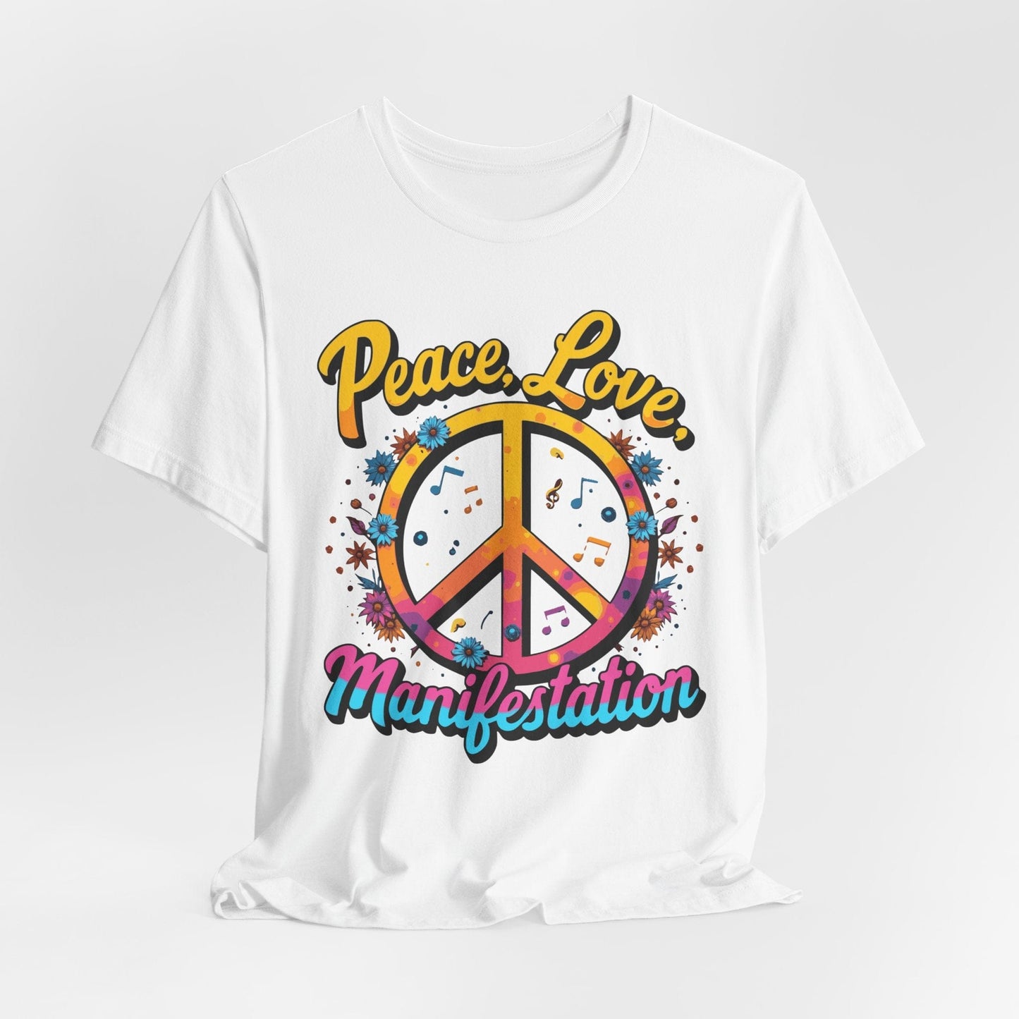 Peace Love Manifestation Unisex Jersey T-Shirt