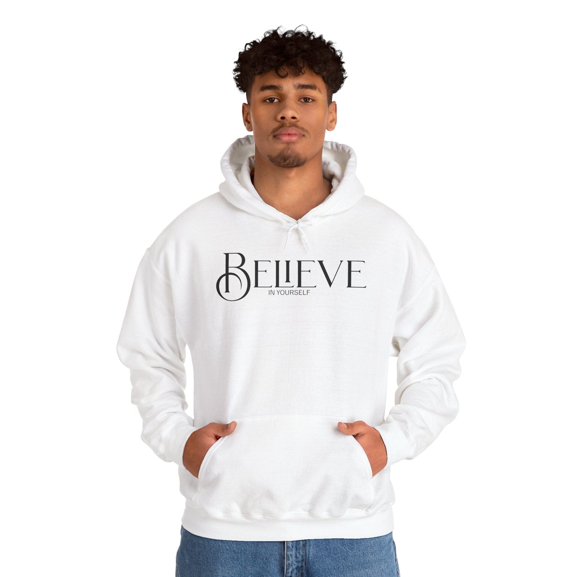 Inspirational Unisex Hooded Sweatshirt | Believe in Yourself