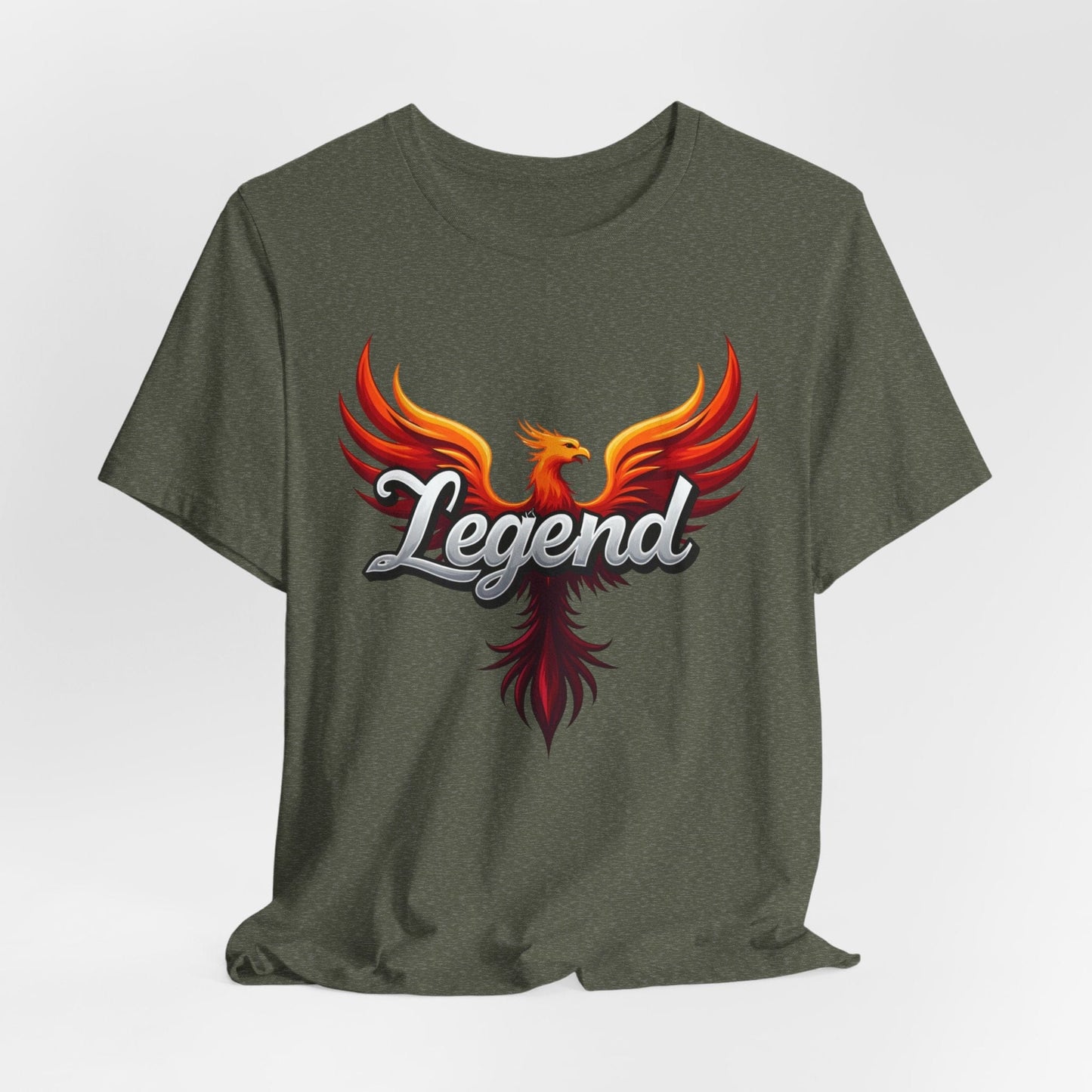 Legend Phoenix Graphic T-Shirt | Bold & Inspirational


