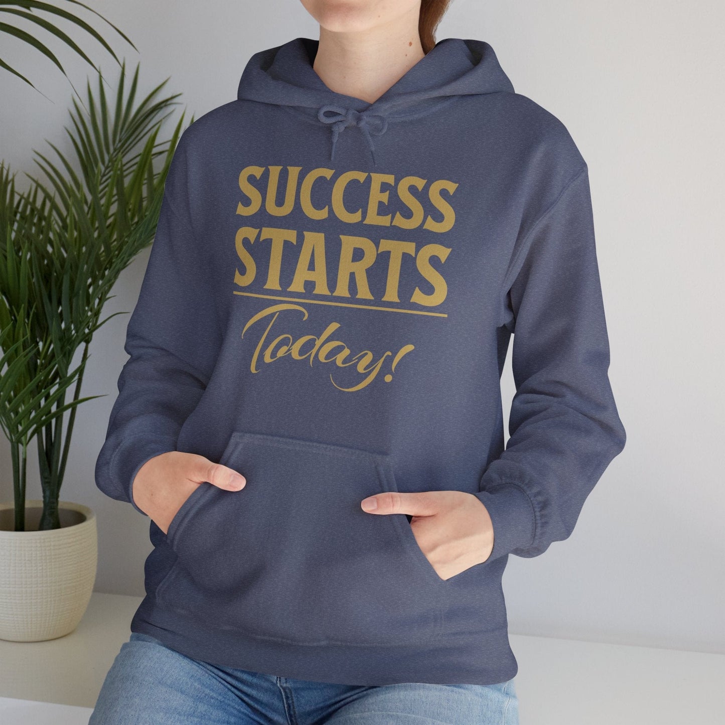 Success Starts Today! Unisex Heavy Blend™ Hooded Sweatshirt