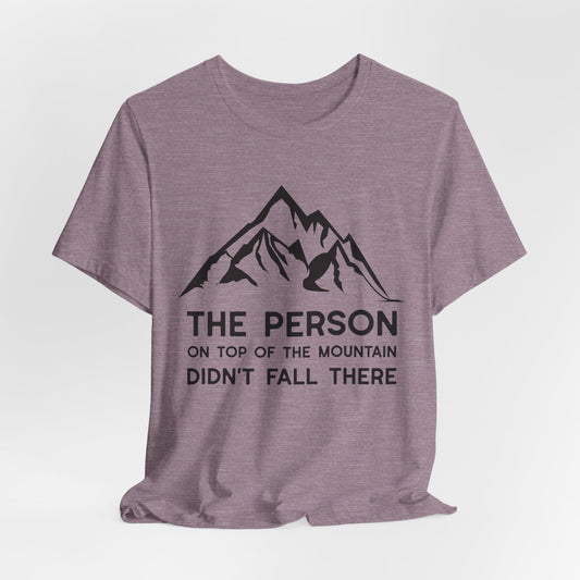 Mountain Top Motivation T-Shirt | Inspirational & Comfortable