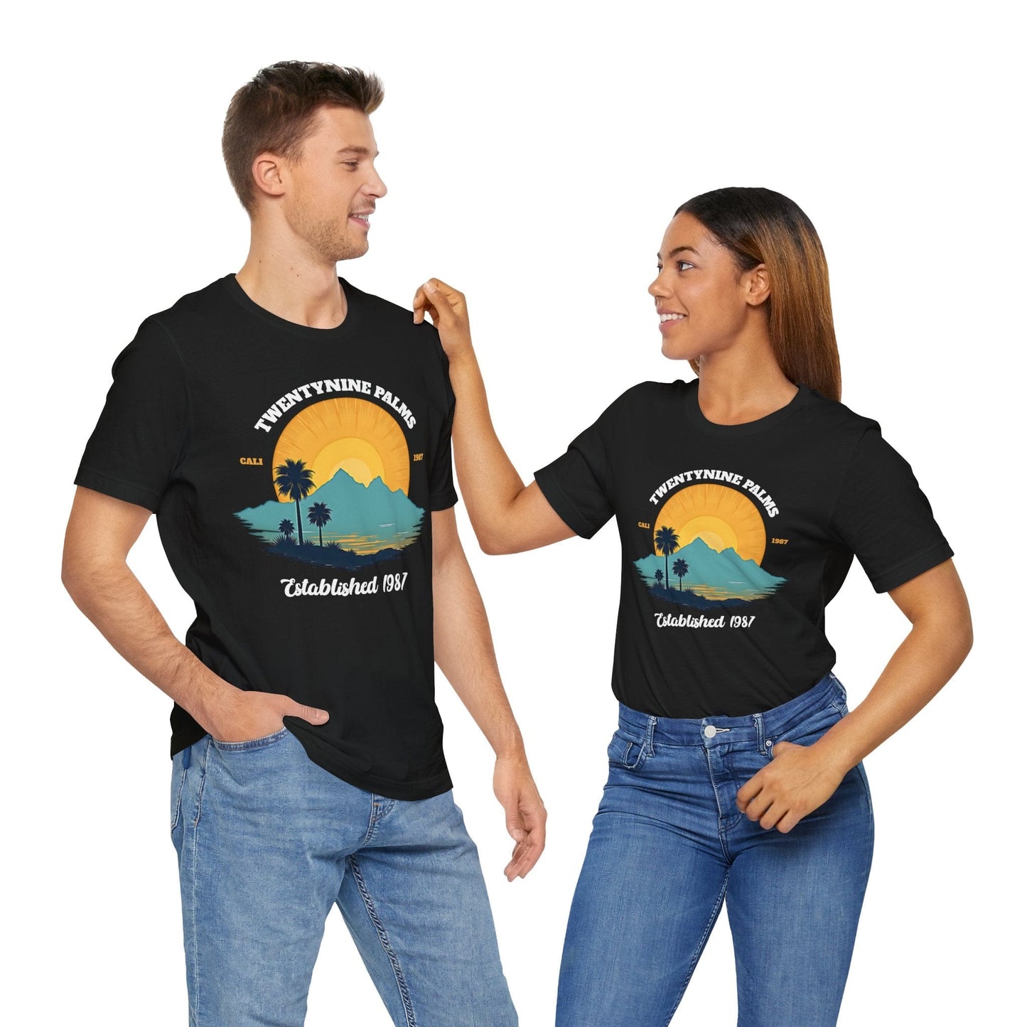 Retro California Graphic T-Shirt- Twentynine Palms Established 1987