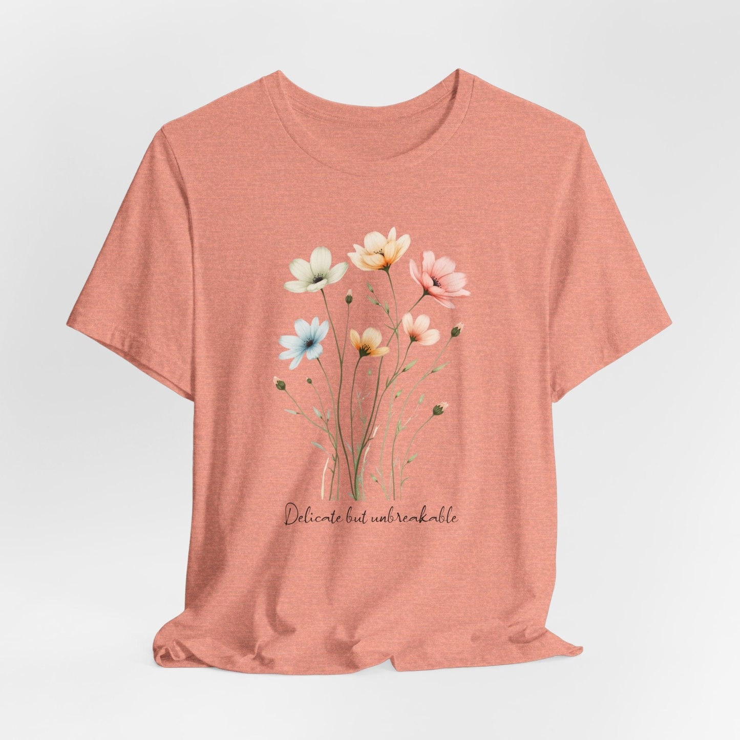 Floral Tee | Delicate but Unbreakable Design