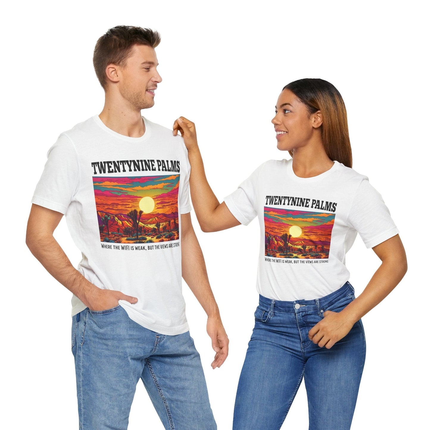 Twentynine Palms Graphic T-Shirt - "Where the WIFI is Weak, But the Views are Strong"