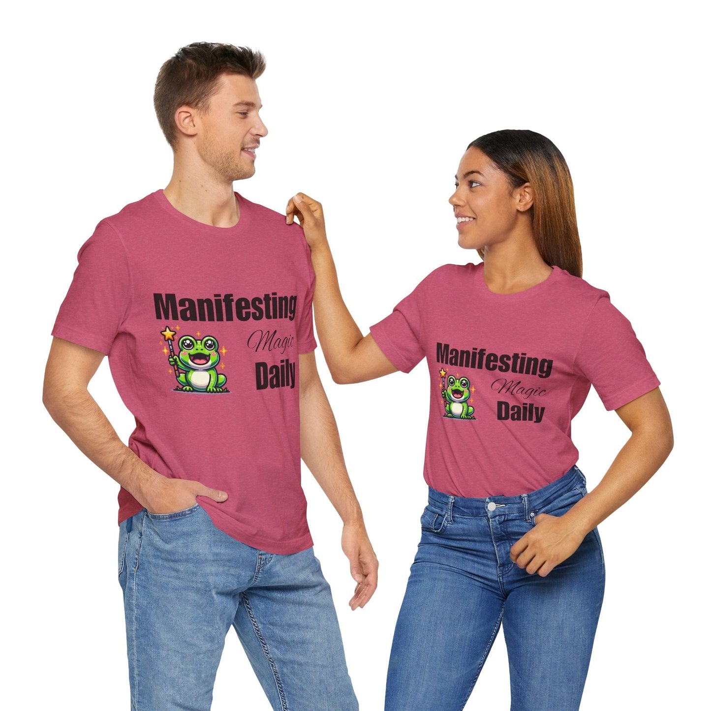 Manifesting Magic Daily Unisex Tee - Positive Vibes for Manifestation Enthusiasts