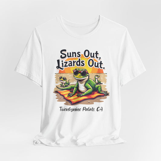 
Suns Out Lizards Out Unisex T-Shirt | Fun & Summer-Ready