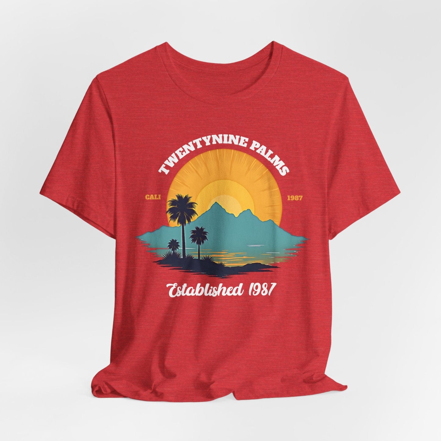 Retro California Graphic T-Shirt- Twentynine Palms Established 1987