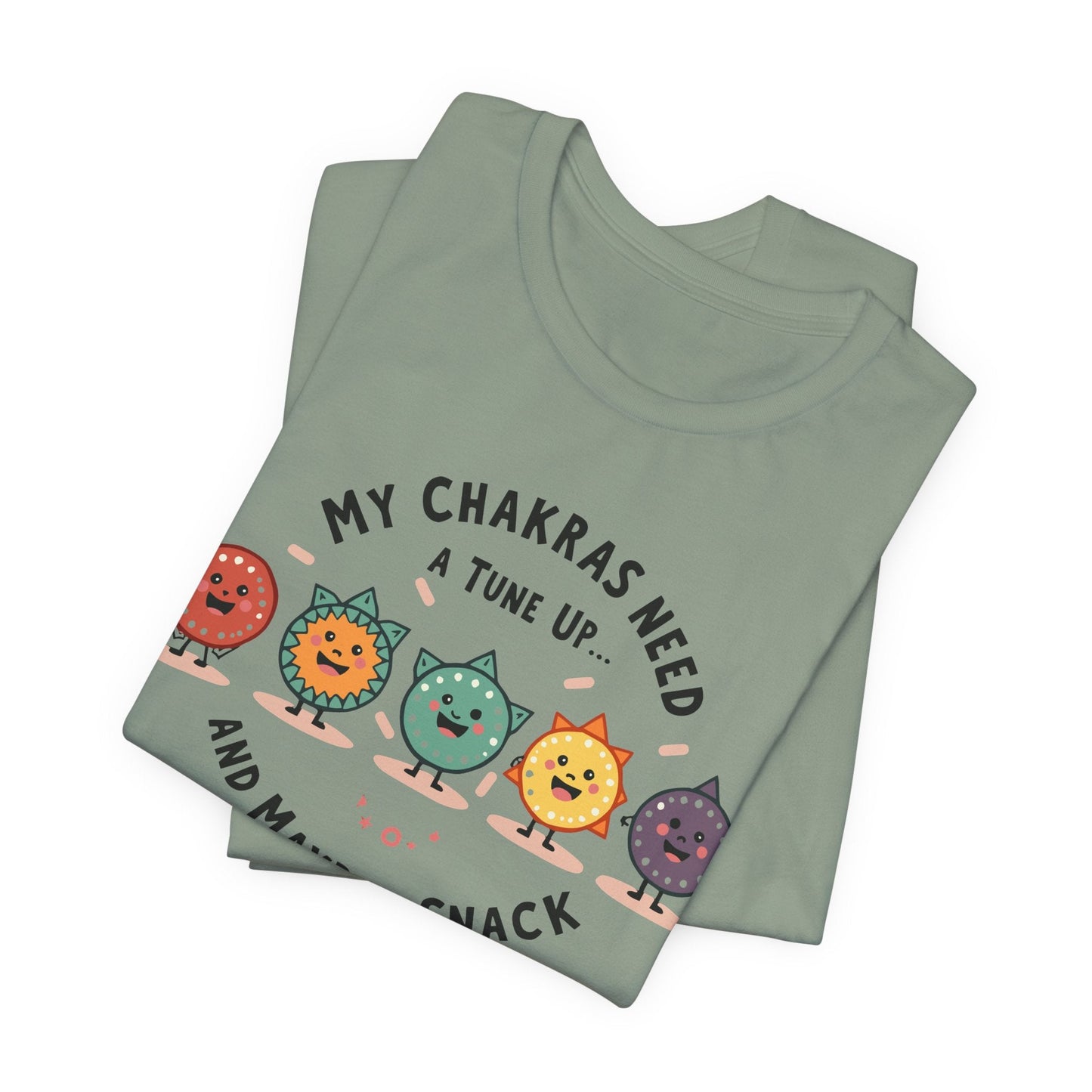 Funny Chakra Tune-Up Unisex Tee for Wellness Lovers