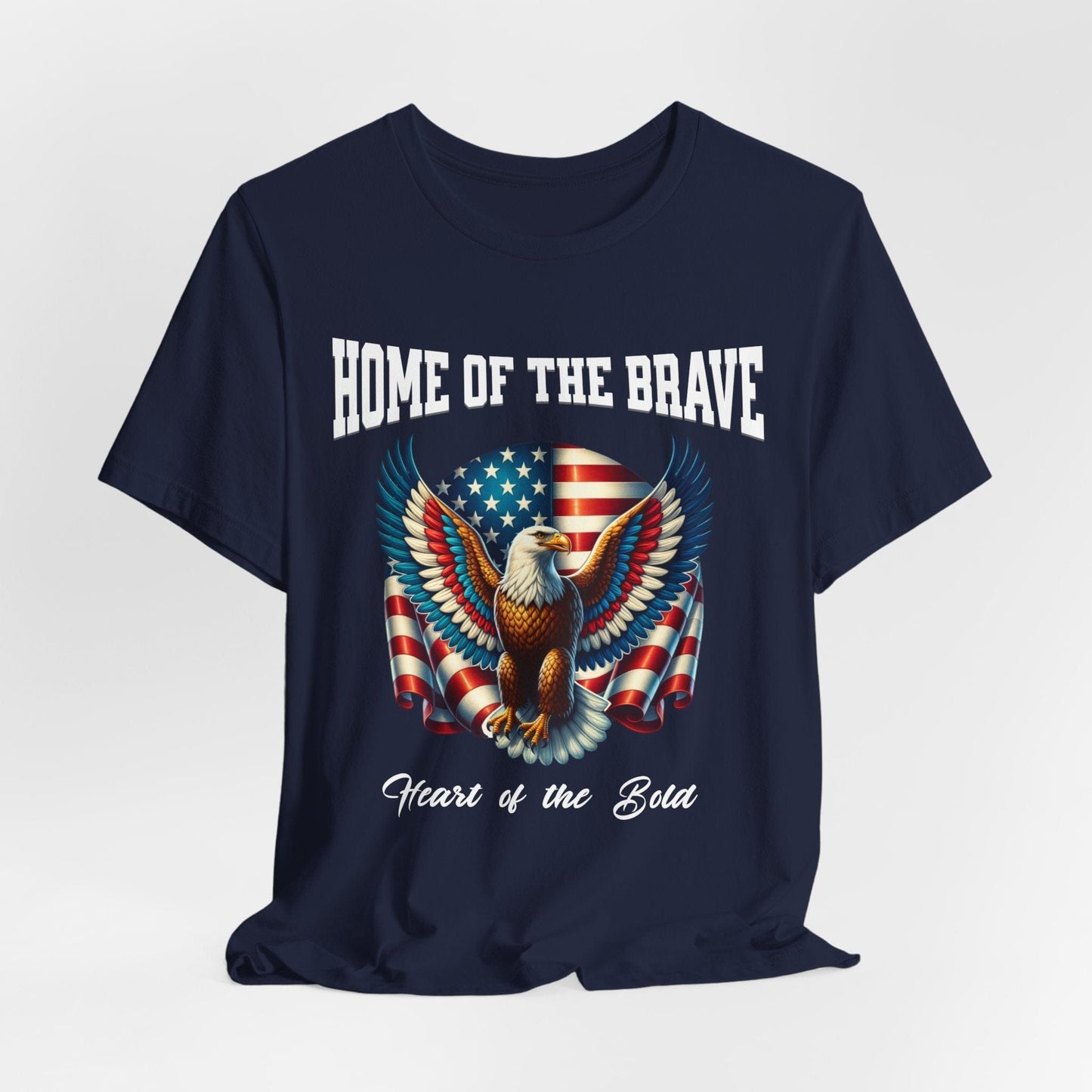Home of the Brave Eagle T-Shirt | Patriotic & Bold

