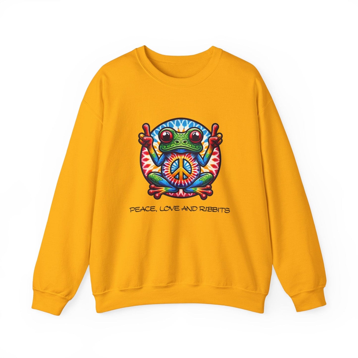Peace, Love and Ribbits Sweatshirt | Fun & Comfortable Design