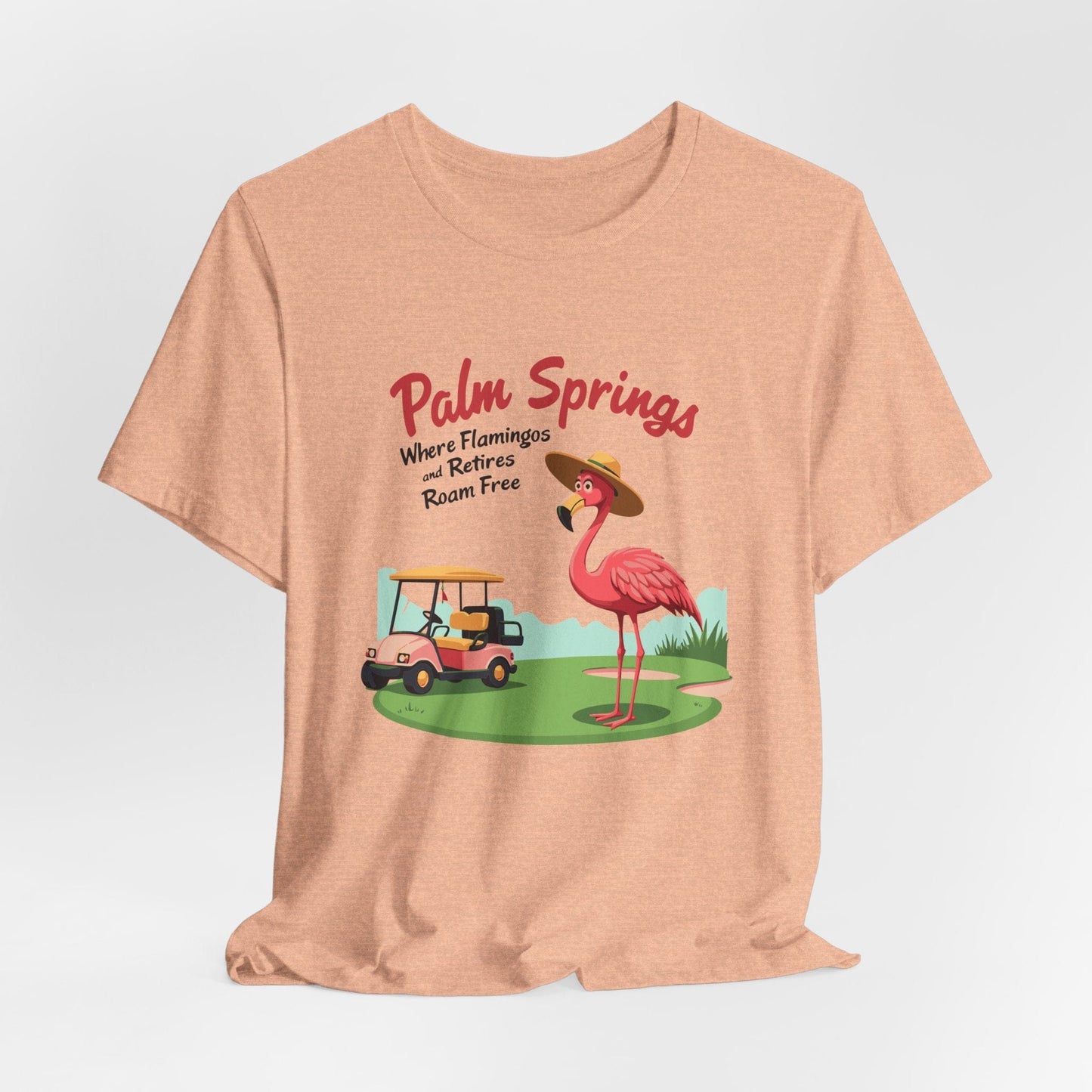 Palm Springs Flamingo Retirement Shirt | Fun & Relaxed Tee