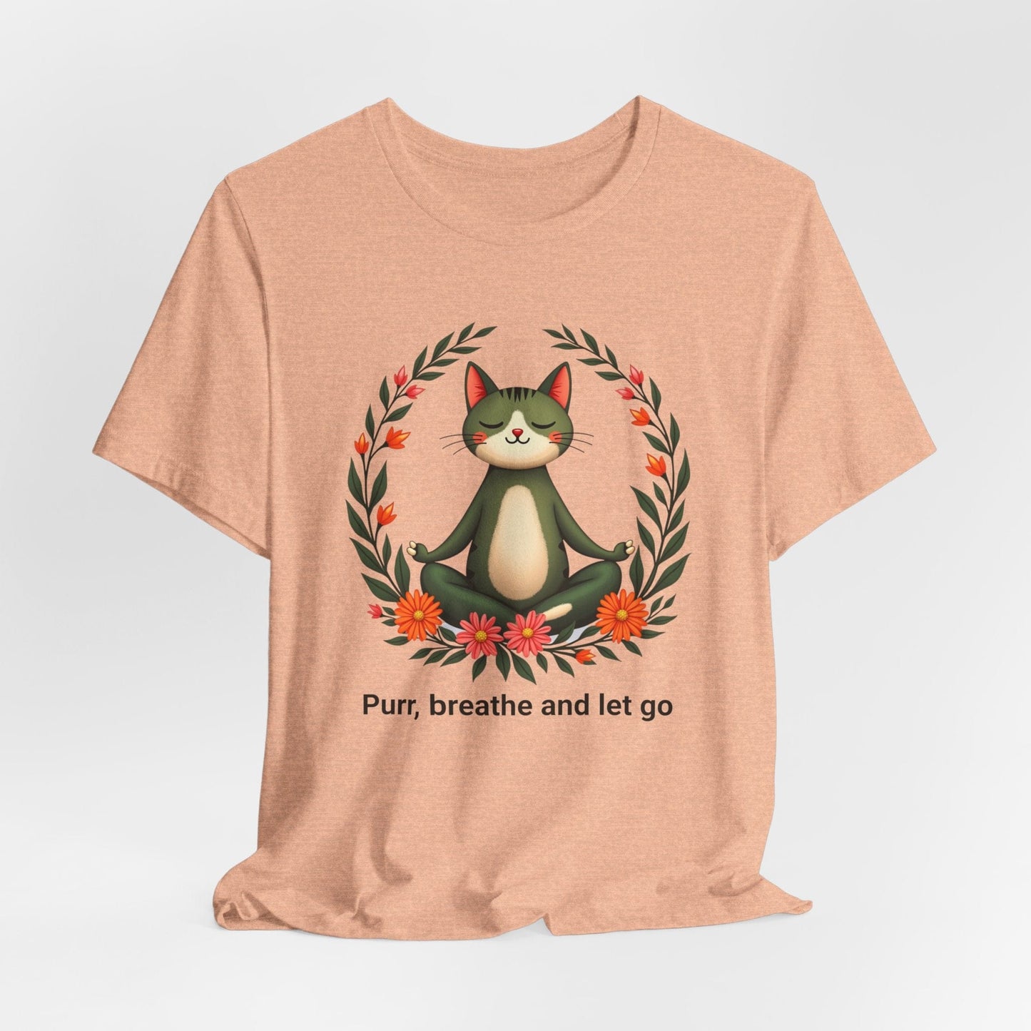 Cat Yoga Tee | Fun & Relaxing Design for Cat Lovers