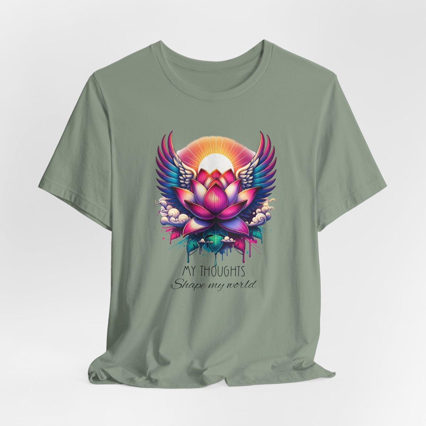 Inspirational Lotus Flower Unisex Jersey Tee