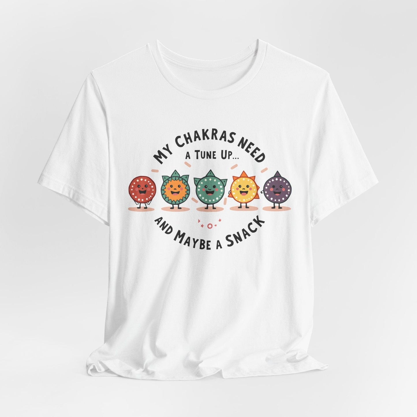Funny Chakra Tune-Up Unisex Tee for Wellness Lovers