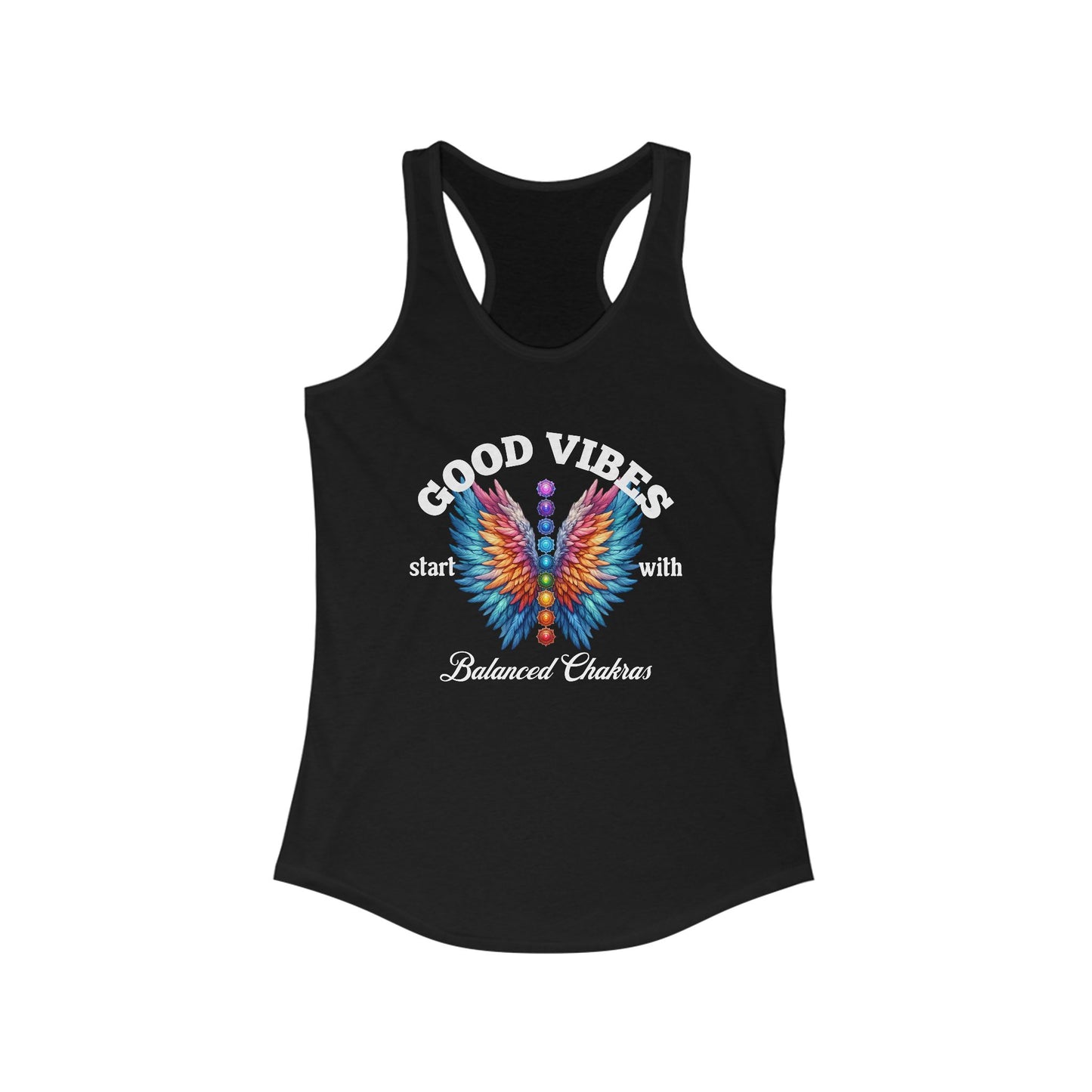 Racerback Tank - Good Vibes Chakra Balance