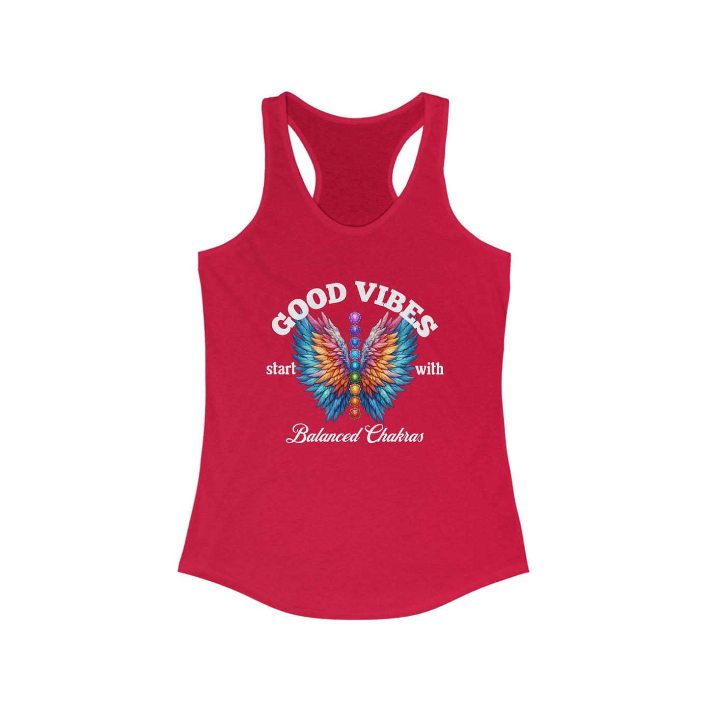 Racerback Tank - Good Vibes Chakra Balance